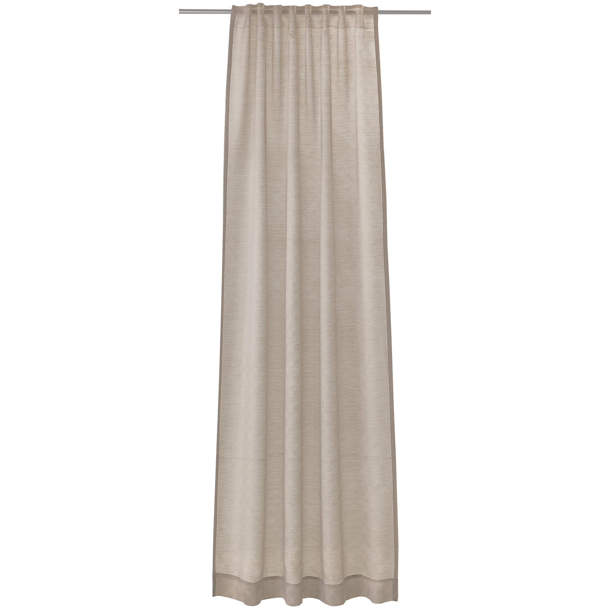 JOOP! Vorhang Gardine Glare - verdecktes Schlaufenband - Farbe: Kitt - 020