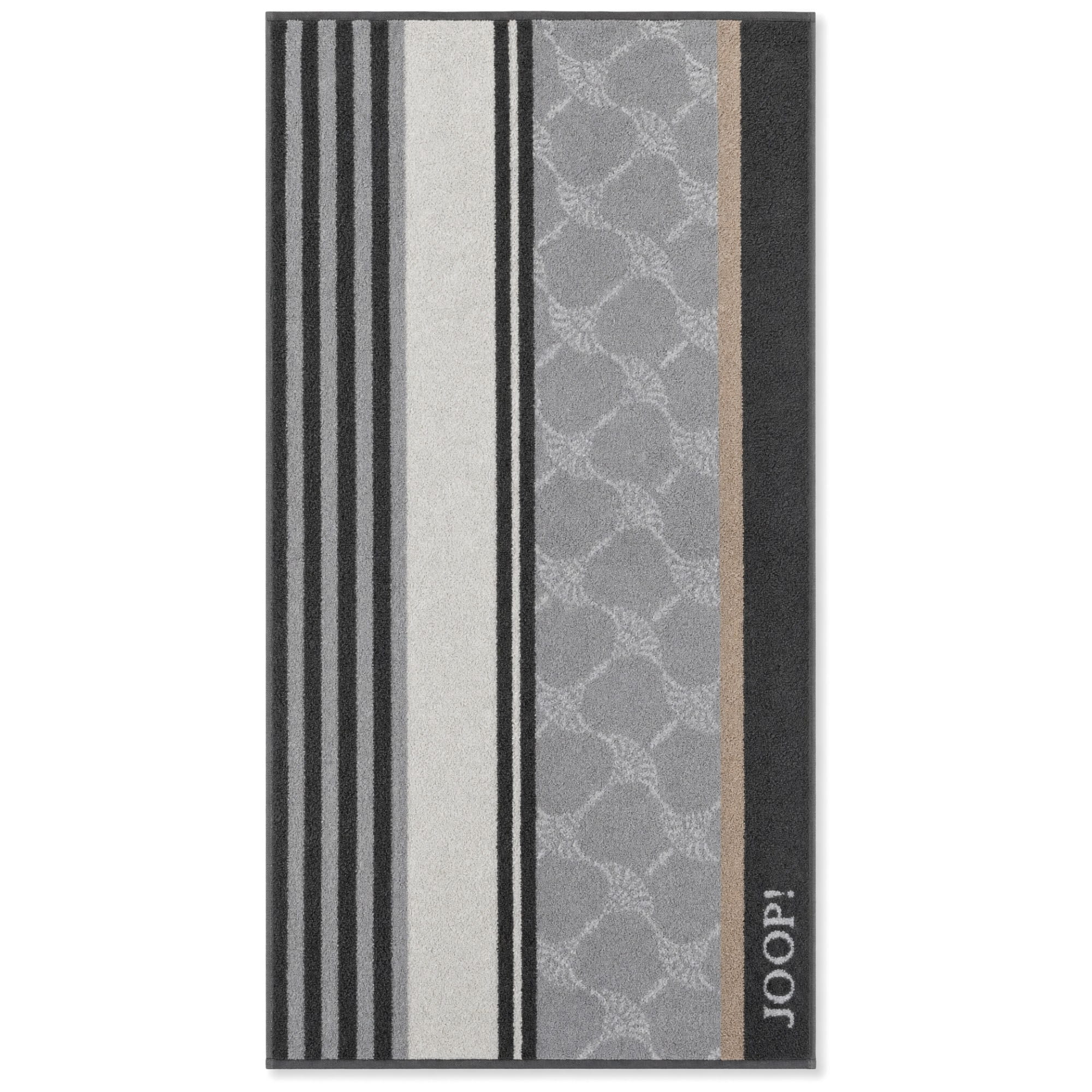 JOOP! Handtücher Lines Stripes 1729 Stone - 77 - Duschtuch 80x150 cm