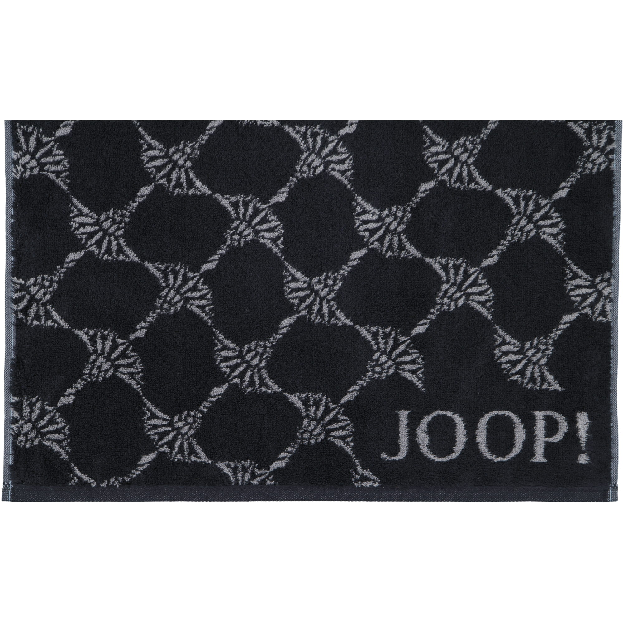 JOOP! Cornflower 1611 - Farbe: Schwarz - 90 - Seiflappen 30x30 cm
