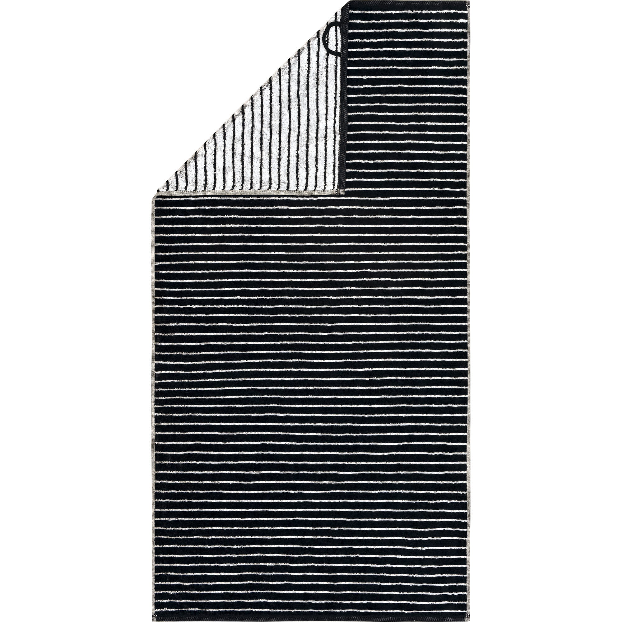 Cawö Handtücher Black&White Ringel 6280 schwarz/weiß - 96