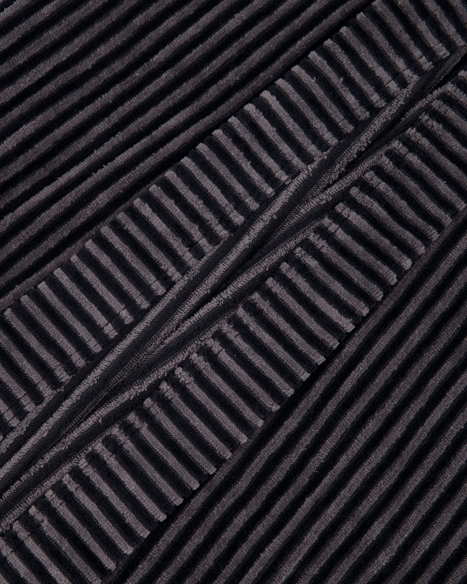 Cawö Bademäntel Herren Kimono Streifen 4854 anthrazit - 97
