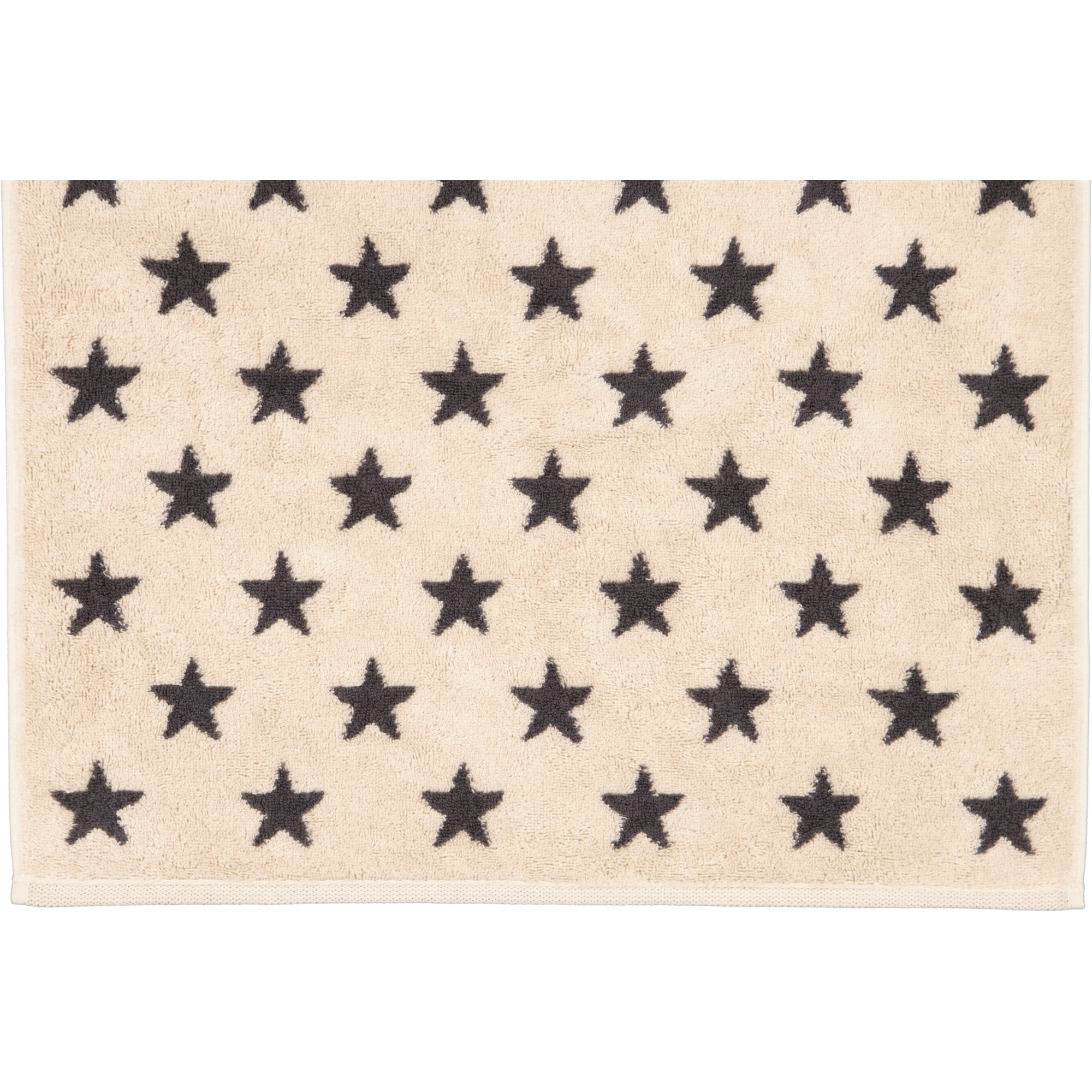 Cawö Handtücher NEW STARS Sterne klein 6261 beige/basalt - 37 - Waschhandschuh 16x22 cm