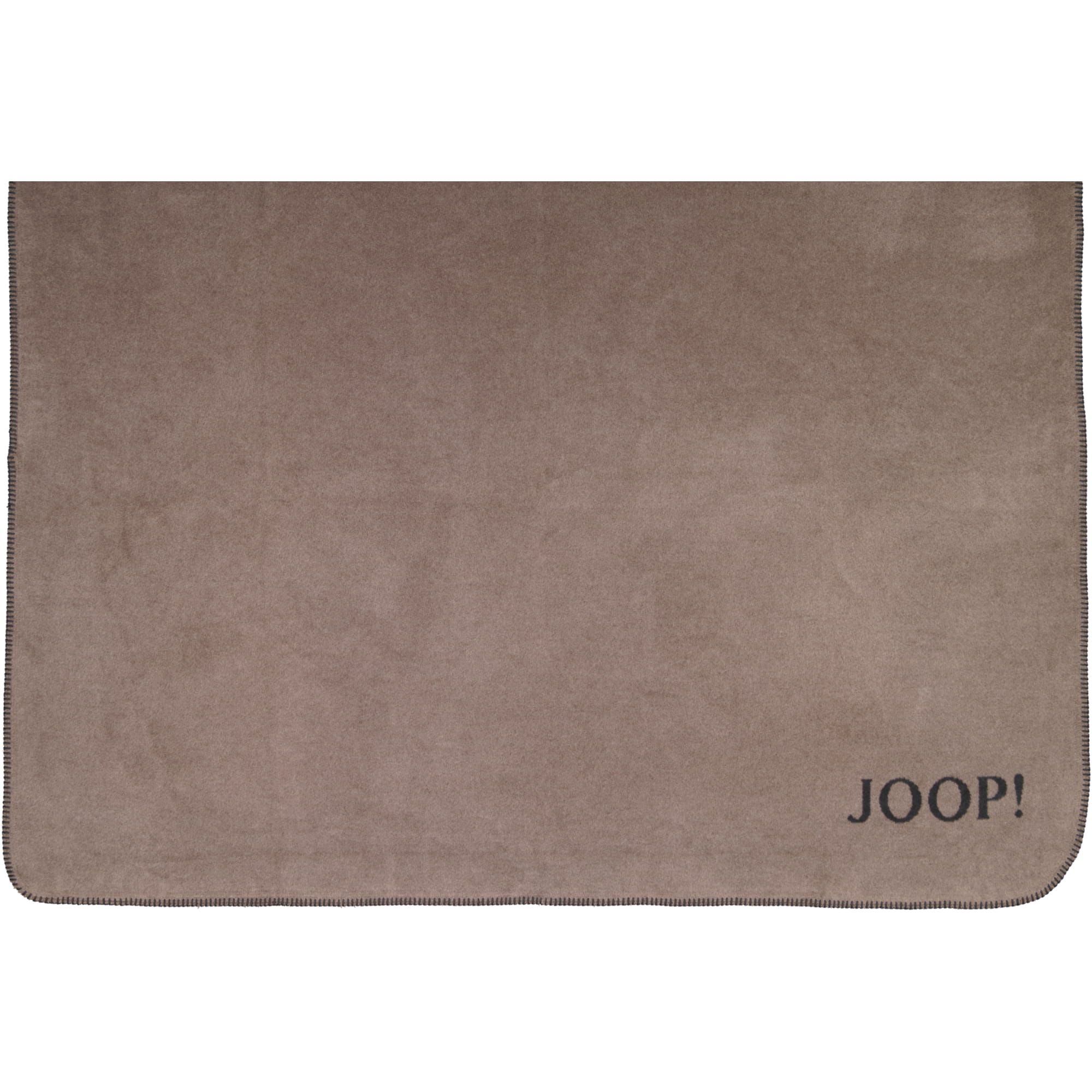 JOOP! Wohndecke Uni-Doubleface - Größe: 150x200 cm - Farbe: Taupe-Anthrazit