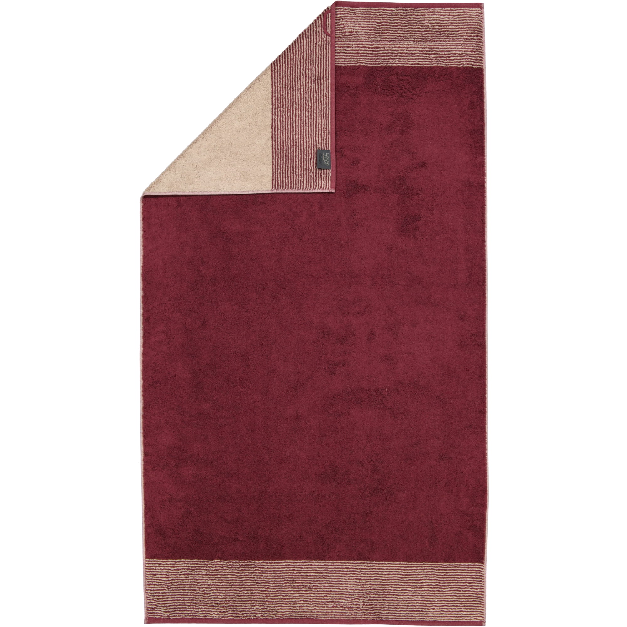 Cawö Handtücher Luxury Home Two-Tone 590 bordeaux - 23 - Duschtuch 80x150 cm