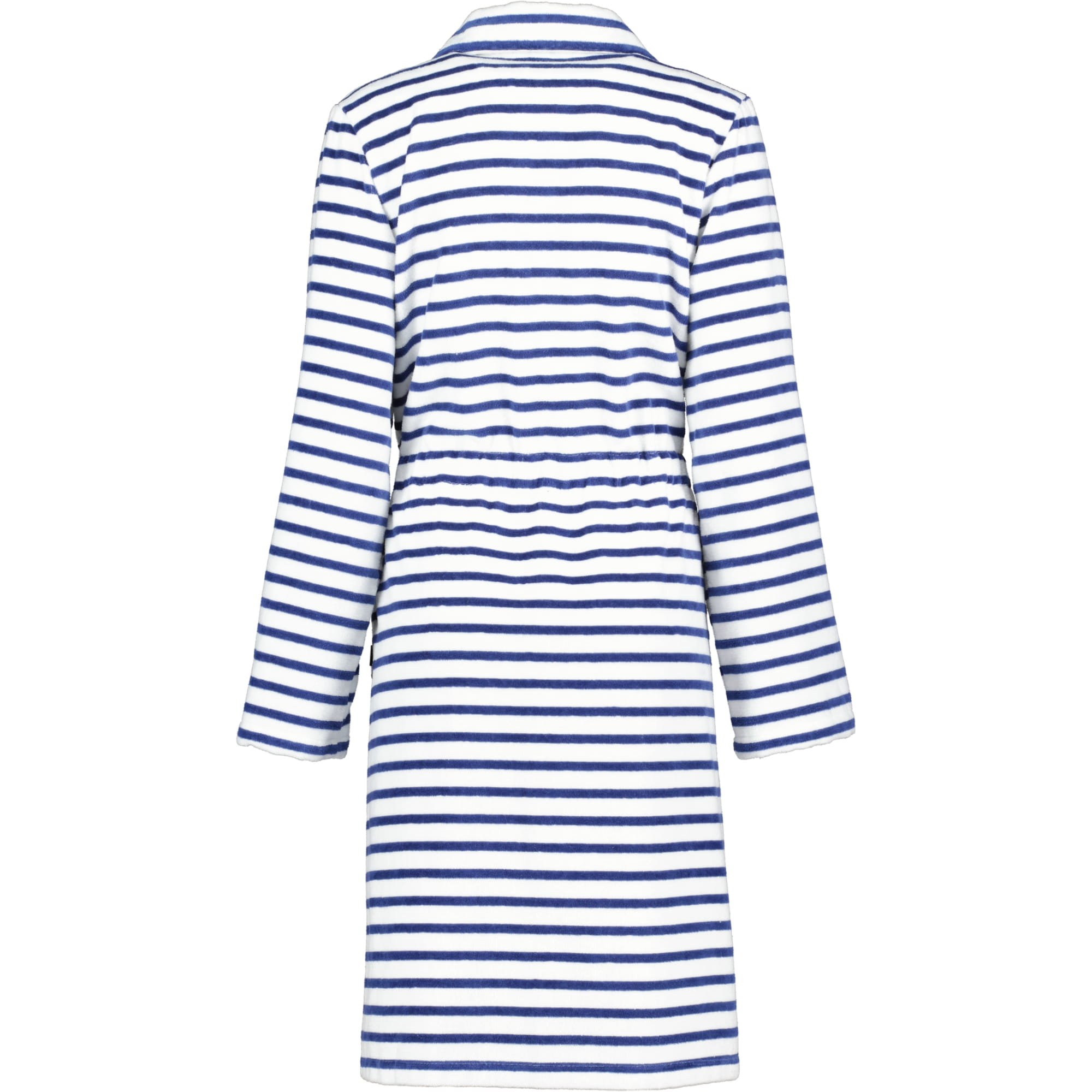 Cawö - Damen Bademantel Reißverschluss Breton 6597 - Farbe: navy - 16