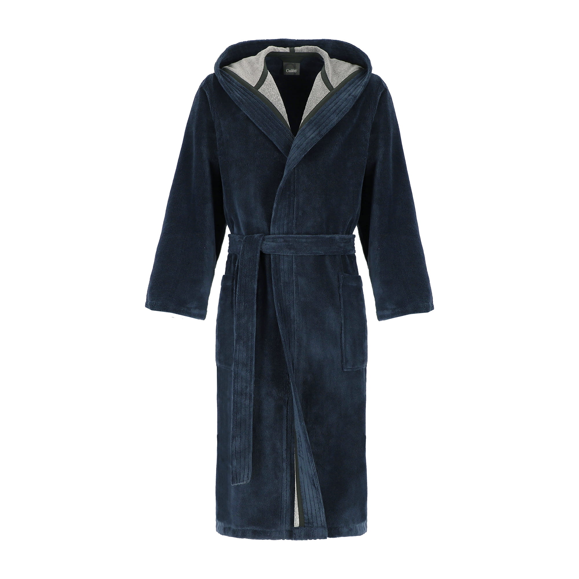 Cawö Home Bademäntel Herren Kapuze Doubleface 831 ocean - 19