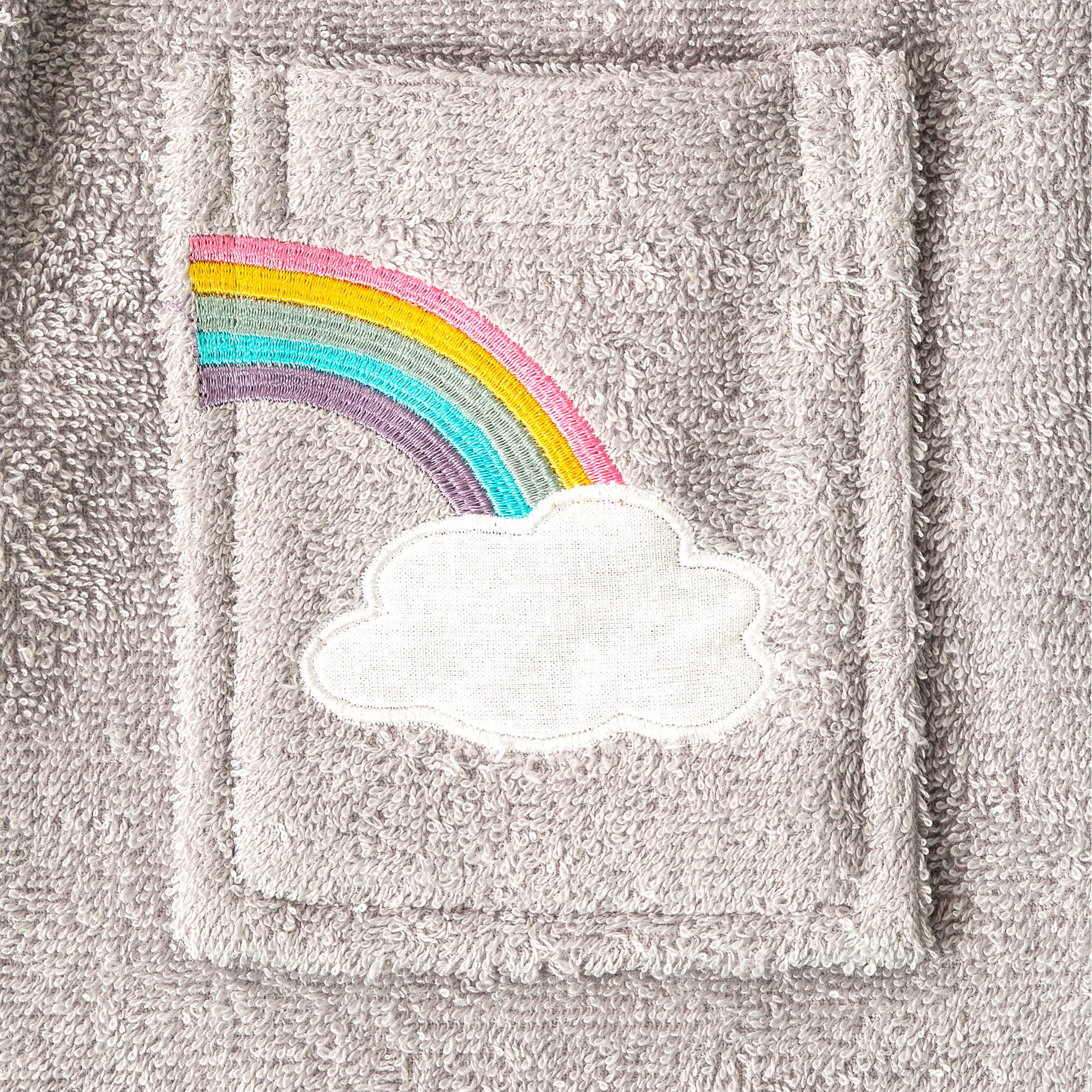 Smithy Wolkenweich Wolke  - Kinder-Bademantel - Farbe: grau (1702025) - 98/104