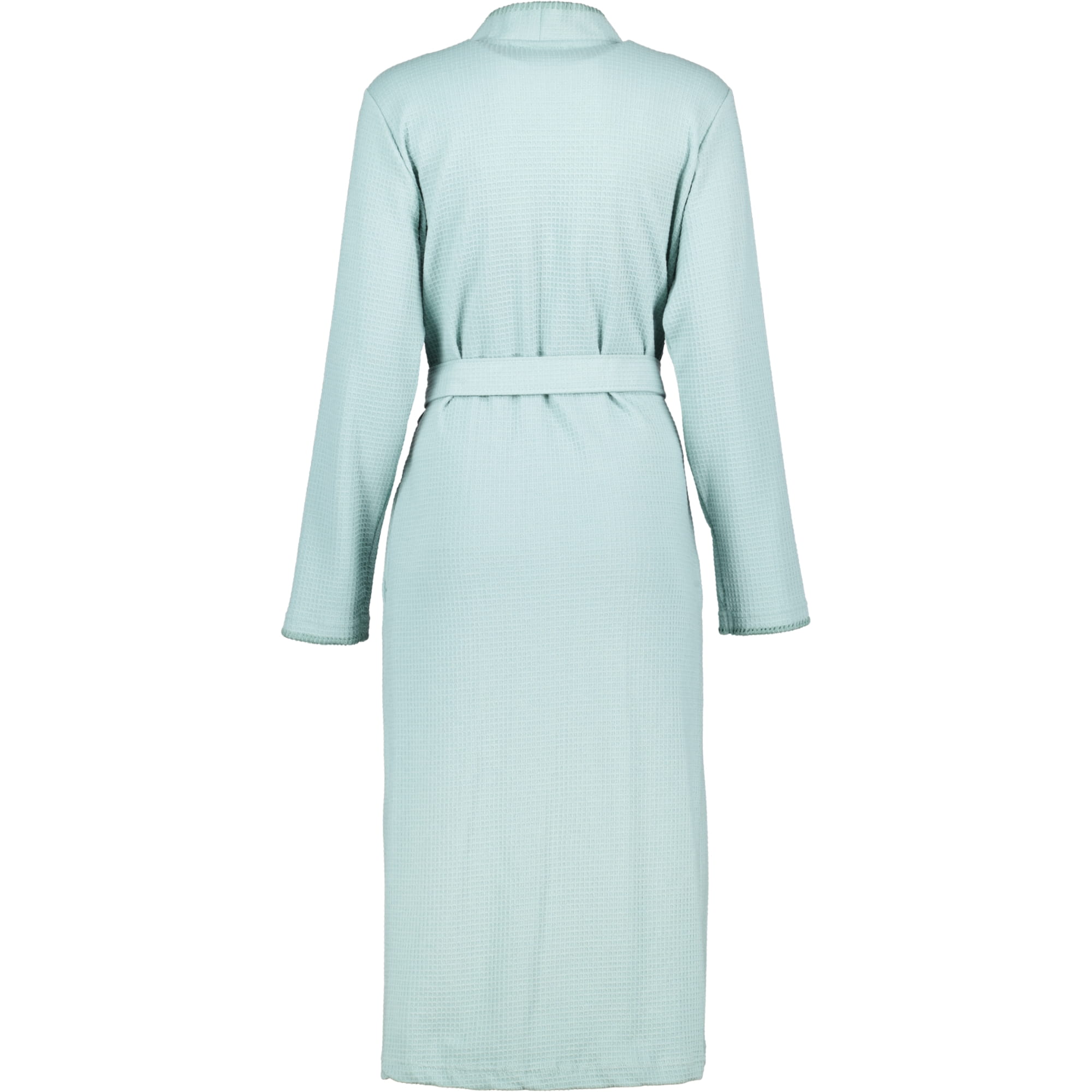 Cawö Home Damen Bademantel Kimono Pique 812 - Farbe: salbei - 44