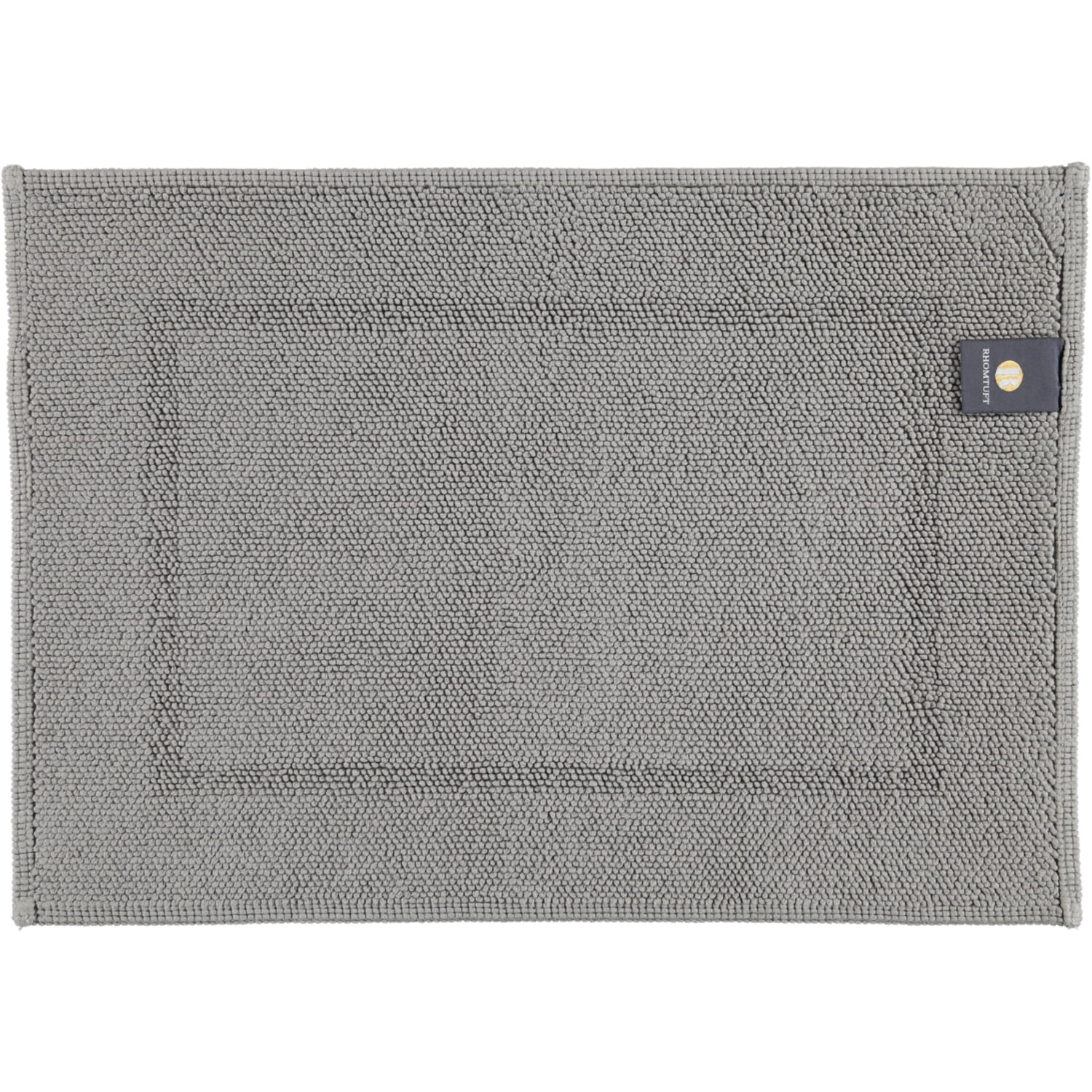 Rhomtuft - Badematte Pearl 51 - Farbe: kiesel - 85 - 50x70 cm