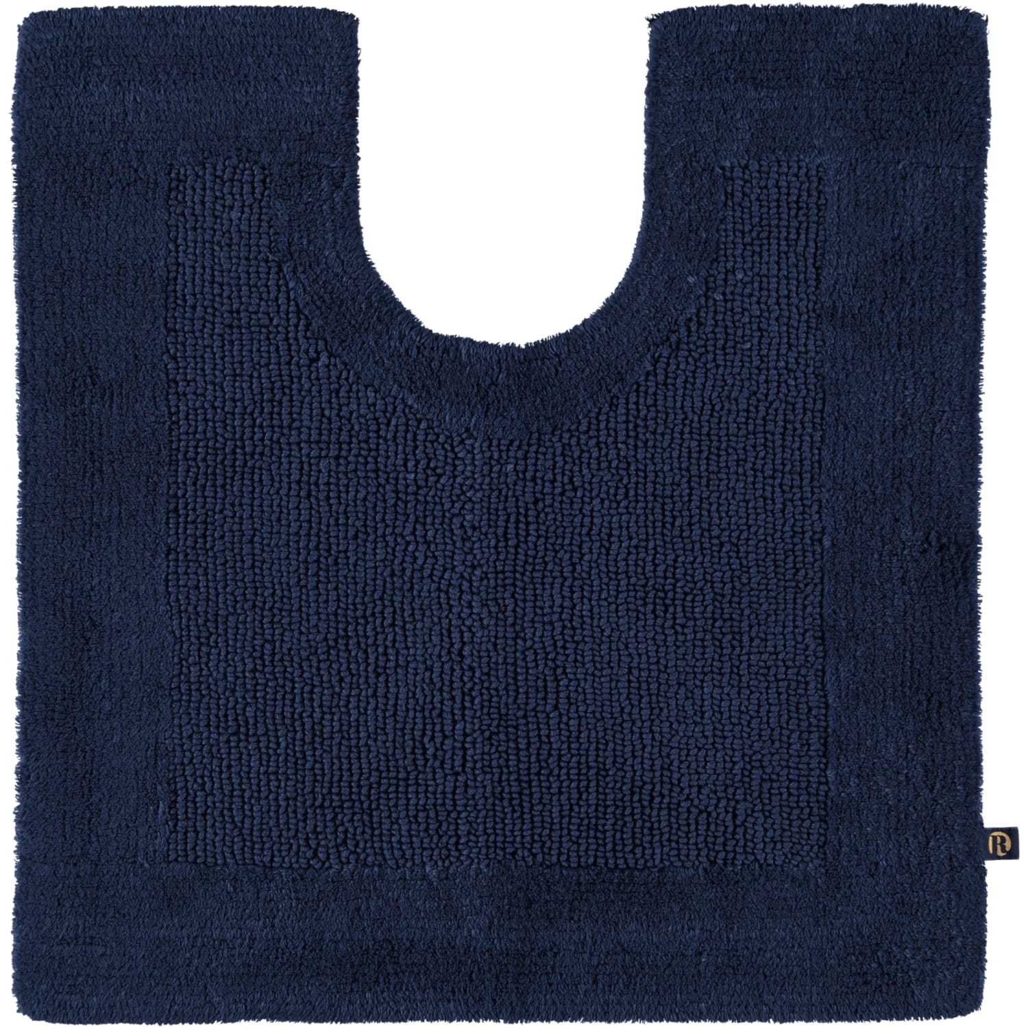 Rhomtuft - Badteppiche Prestige - Farbe: kobalt - 84 - Toilettenvorlage mit Ausschnitt 60x60 cm