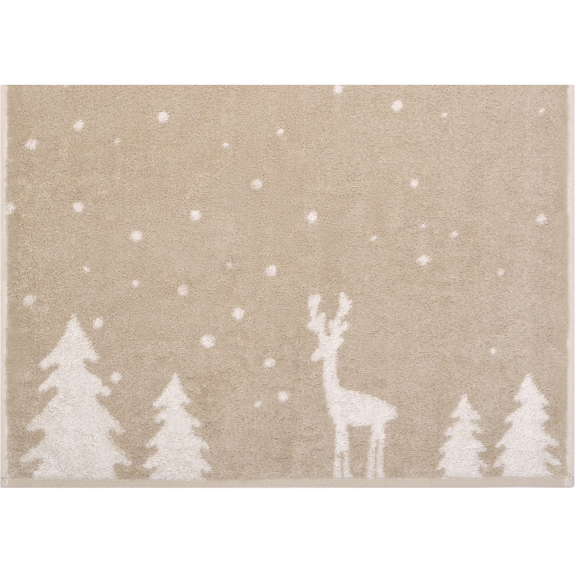 Cawö Handtücher WINTER EDITION Rudi im Schnee 6271 beige/natur - 33