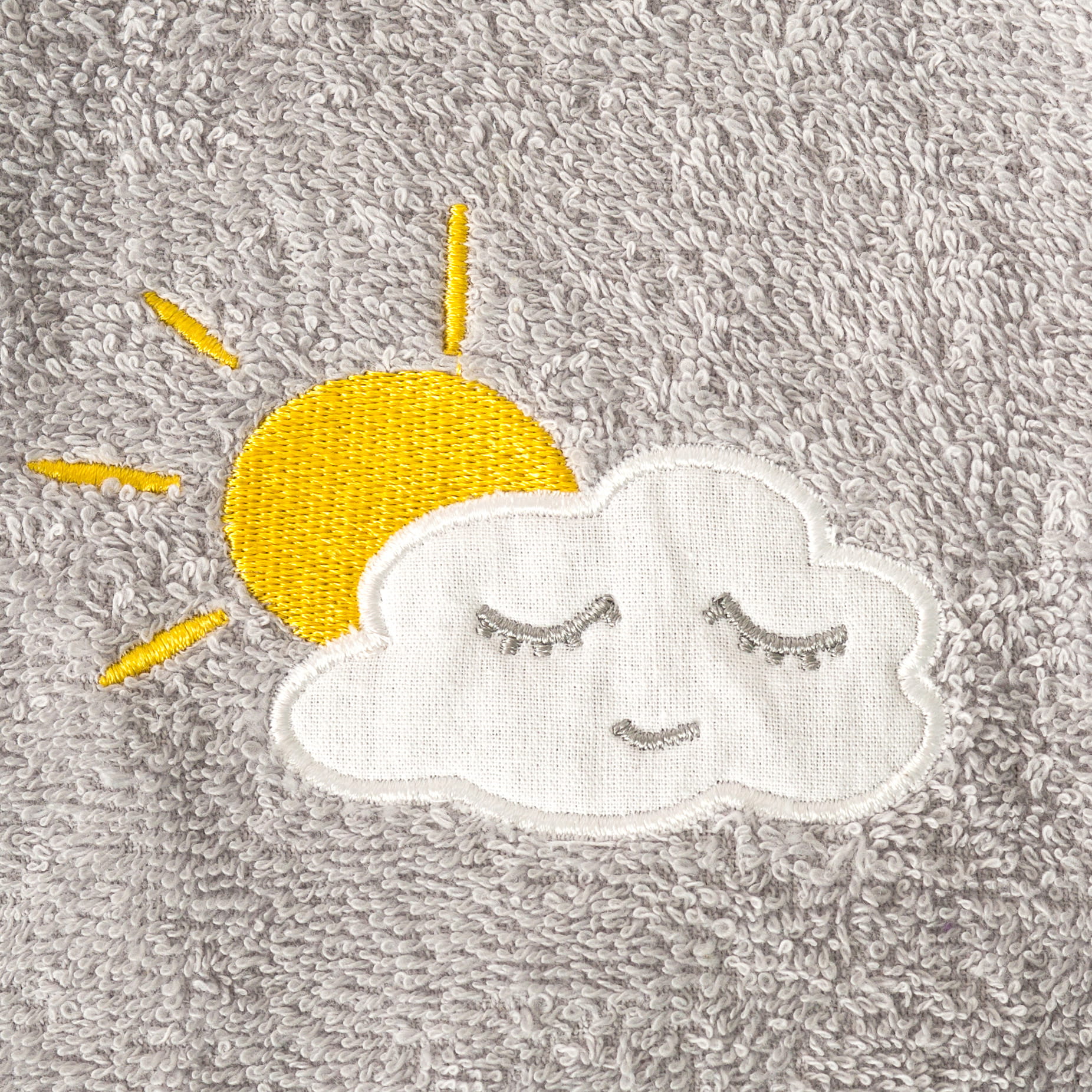 Smithy Wolkenweich Wolke  - Kinder-Bademantel - Farbe: grau (1702025) - 98/104
