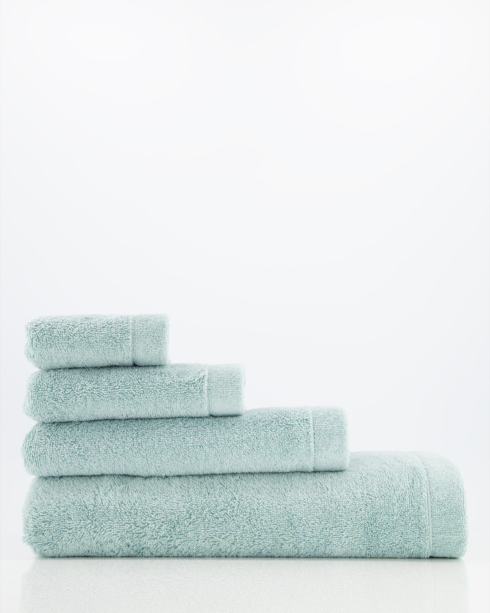 Cawö Handtücher Lifestyle Uni 7007 seegrün - 455 - Seiflappen 30x30 cm