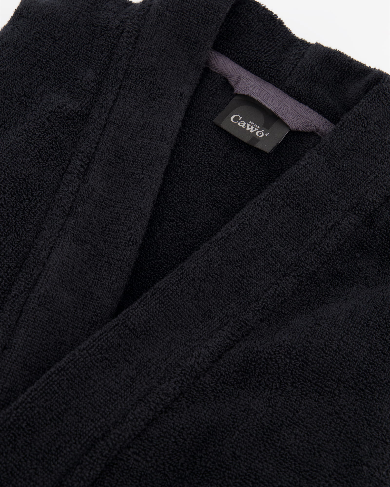 Cawö Home Bademäntel Herren Kimono Uni 828 lava - 97