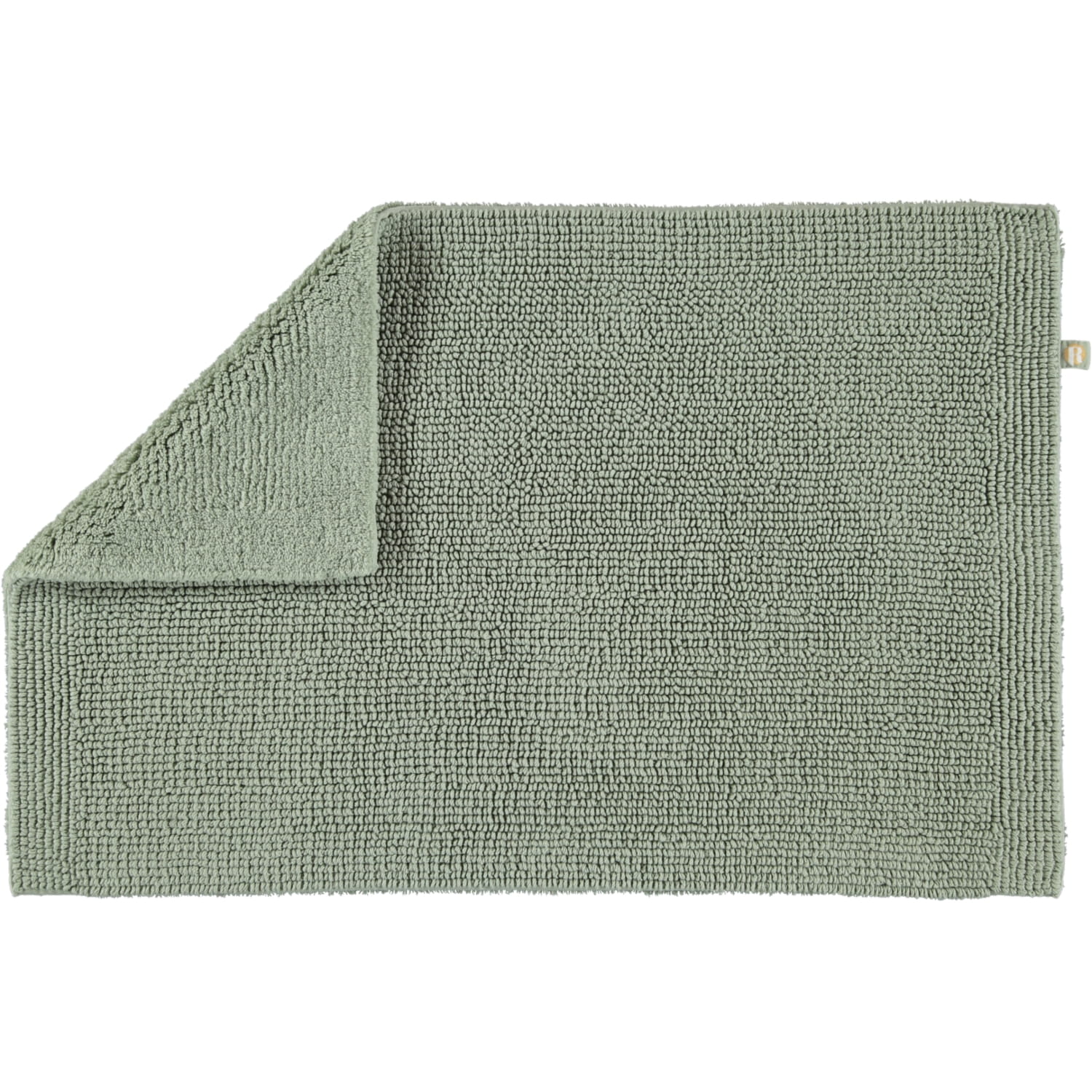 Rhomtuft - Badteppich Pur - Farbe: jade - 90 - 50x75 cm