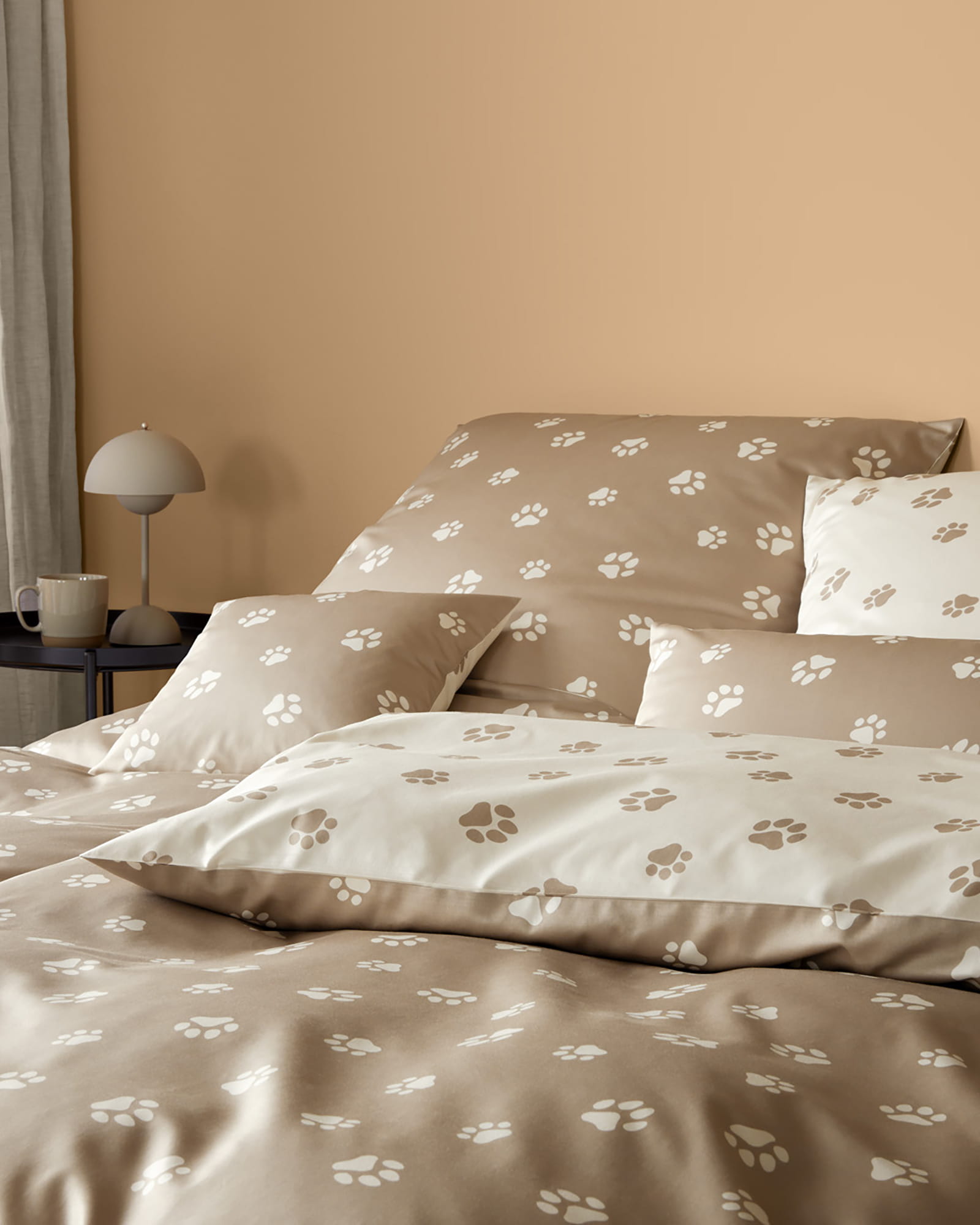 Cawö Handtücher WE LOVE DOGS 6246 Natur-Beige - 33 - Duschtuch 80x150 cm