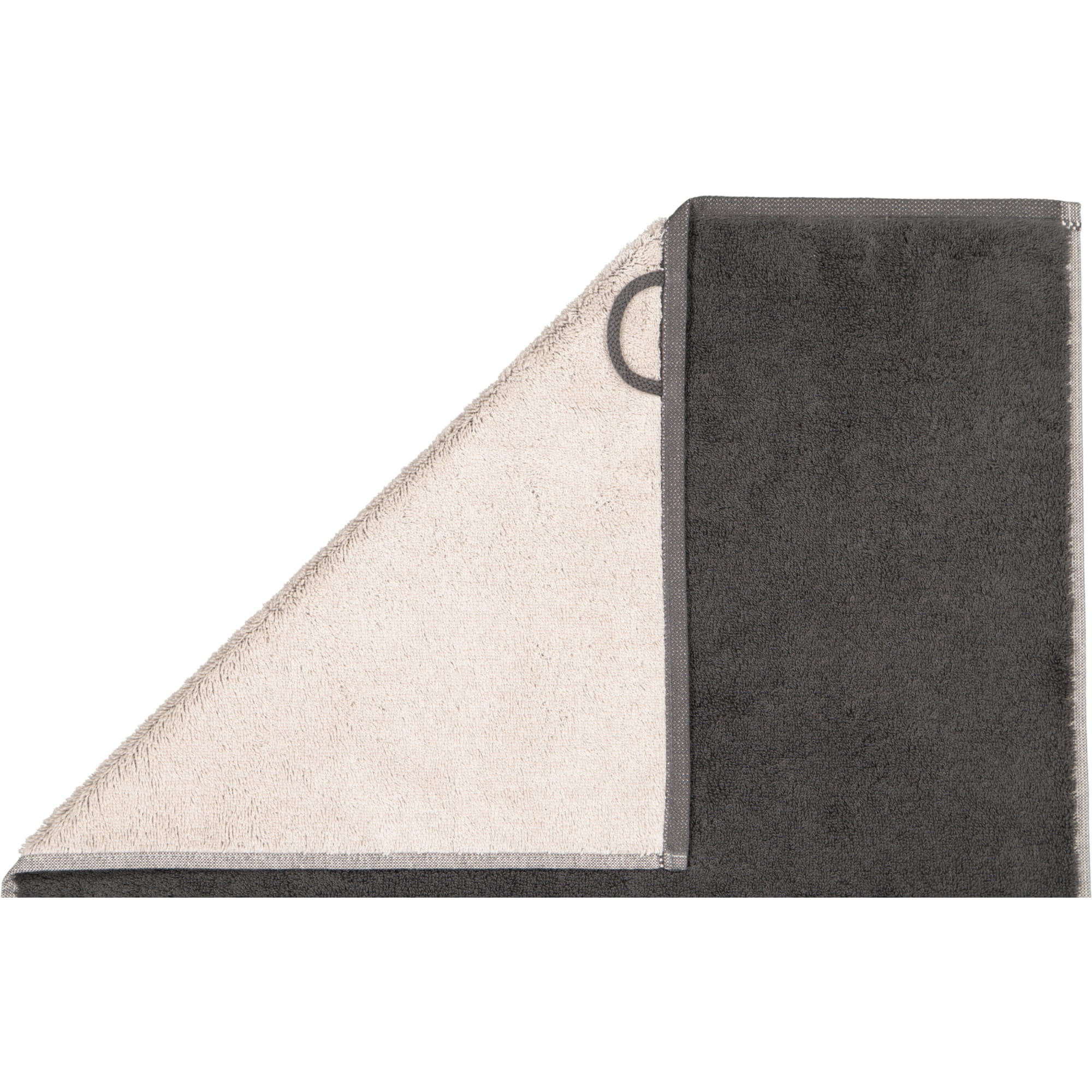 JOOP! Handtücher Divided Doubleface 1704 Stein - 73 - Waschhandschuh 16x22 cm