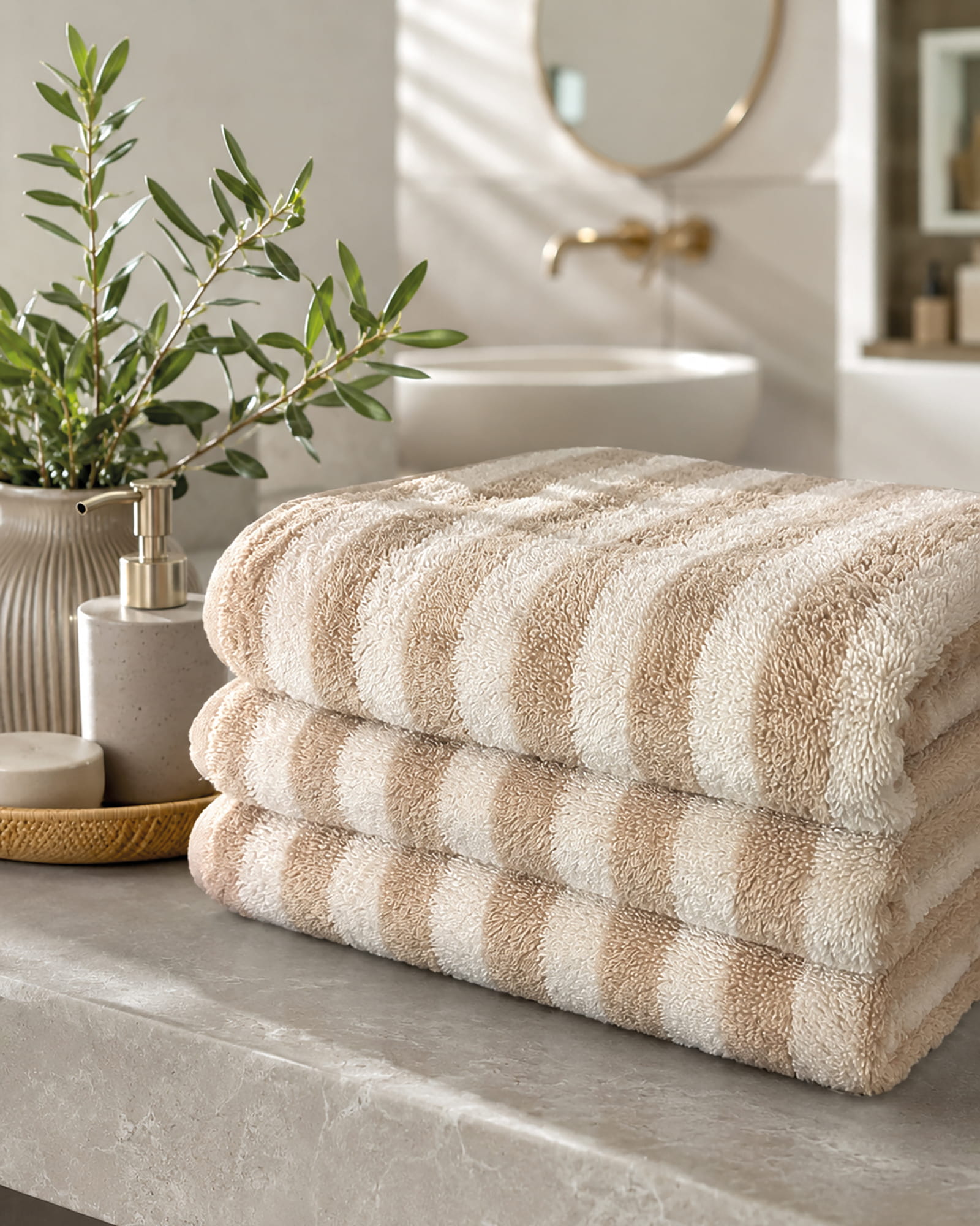 Cawö Handtücher BLACK SALE Stripes 6304 beige/natur - 33