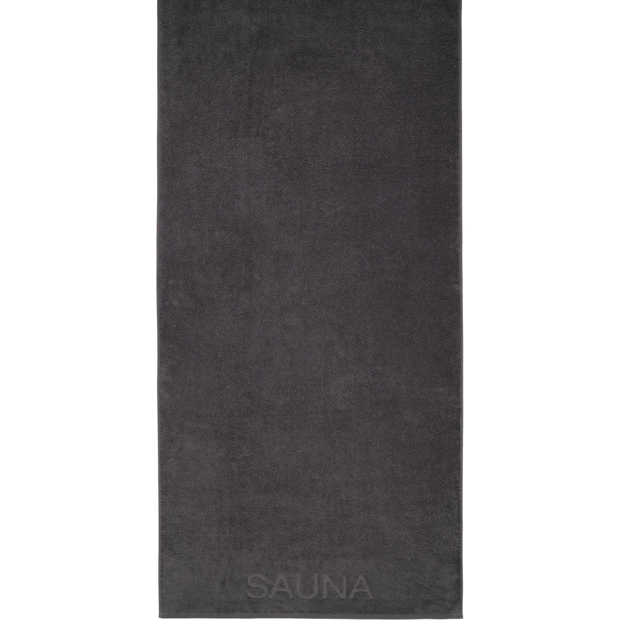 Cawö Saunatücher Pure 6501 basalt - 740 - 80x200 cm