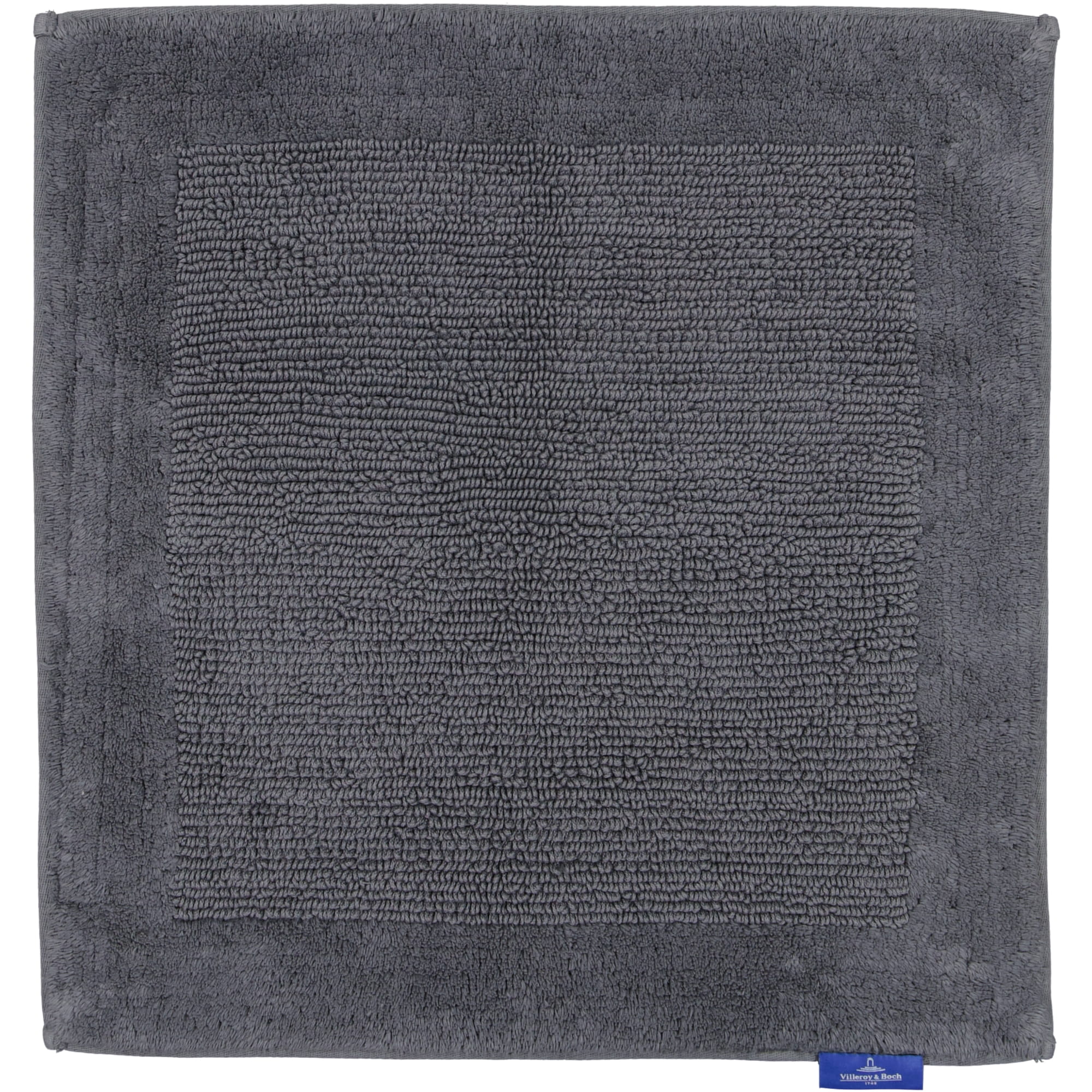 Villeroy & Boch - Badteppich Coordinates Charisma 2555 - Farbe: graphite - 774 - 60x60 cm