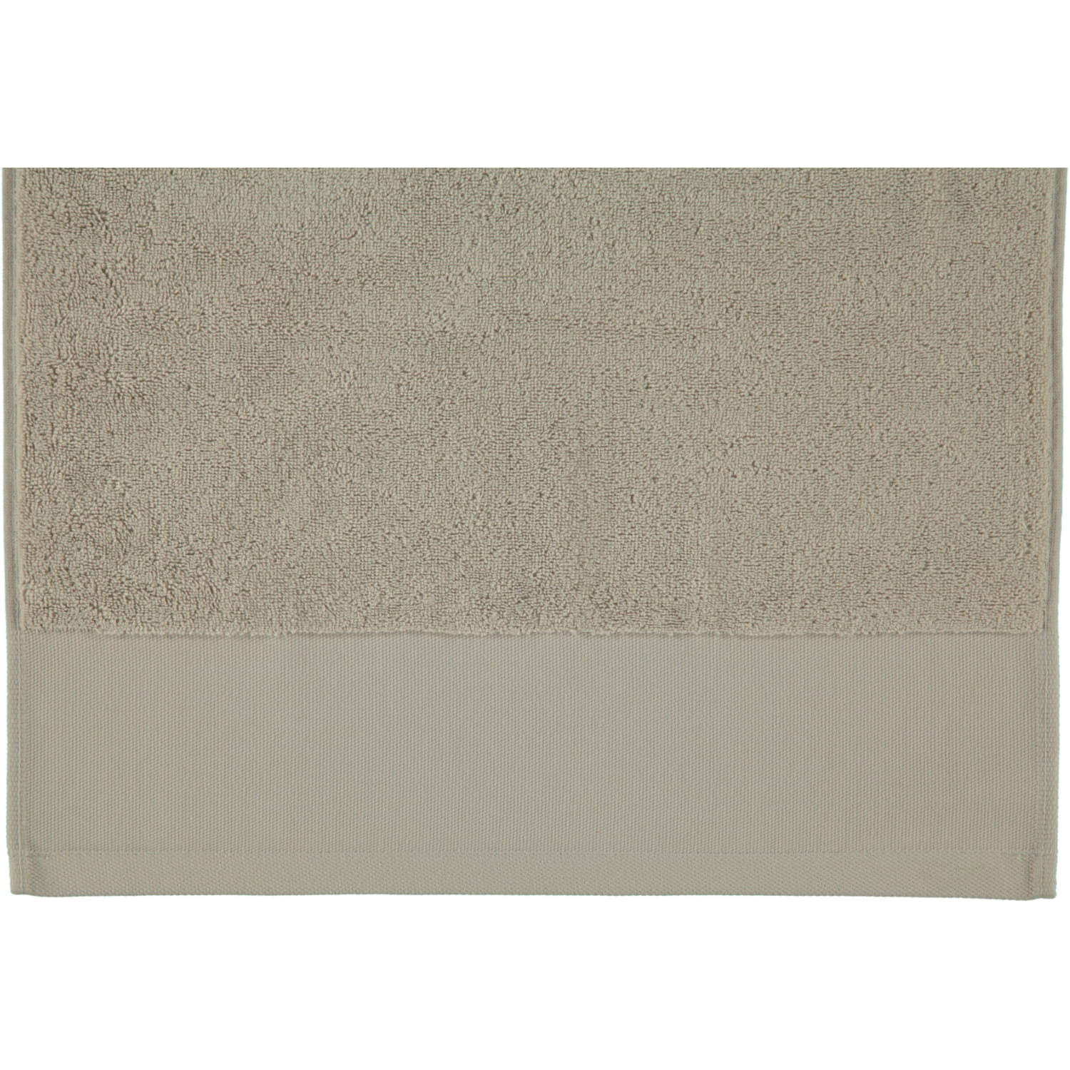 Rhomtuft - Handtücher Comtesse - Farbe: stone - 320 - Seiflappen 30x30 cm