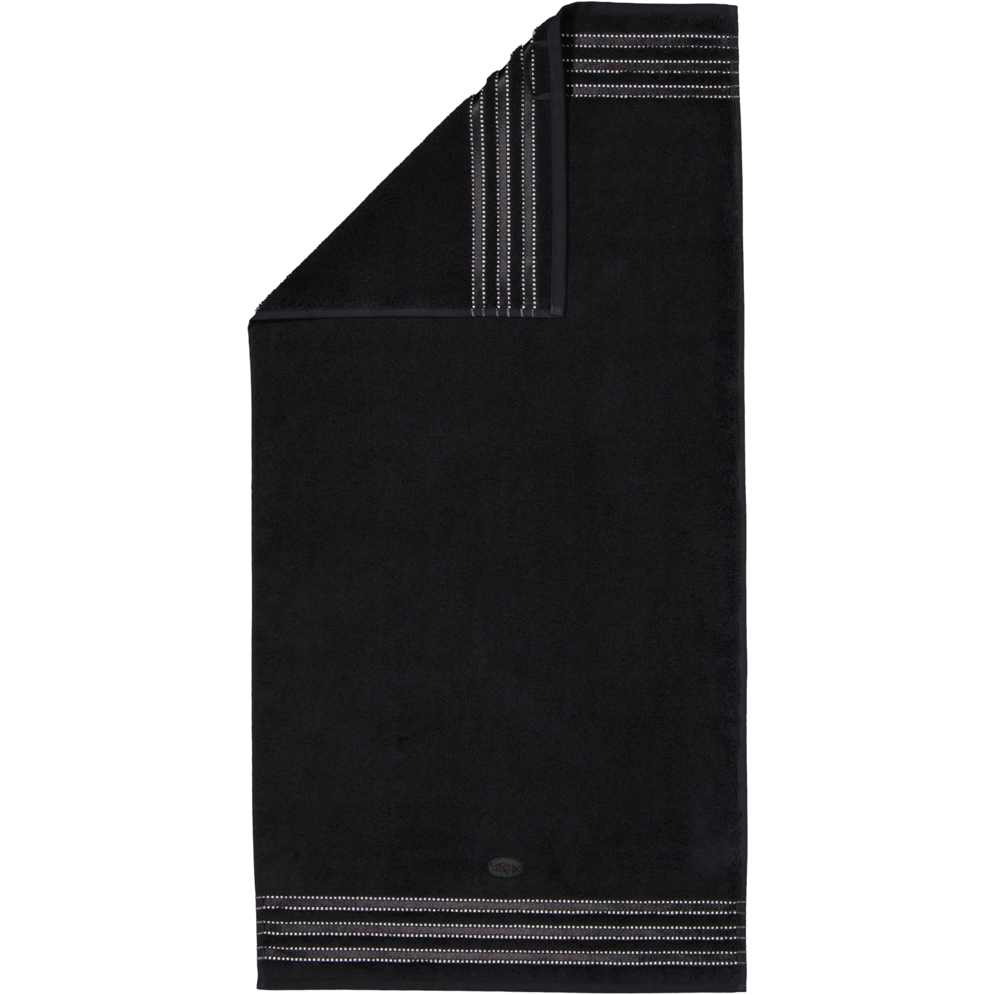 Vossen Handtücher Cult de Luxe schwarz - 7900 - Handtuch 50x100 cm