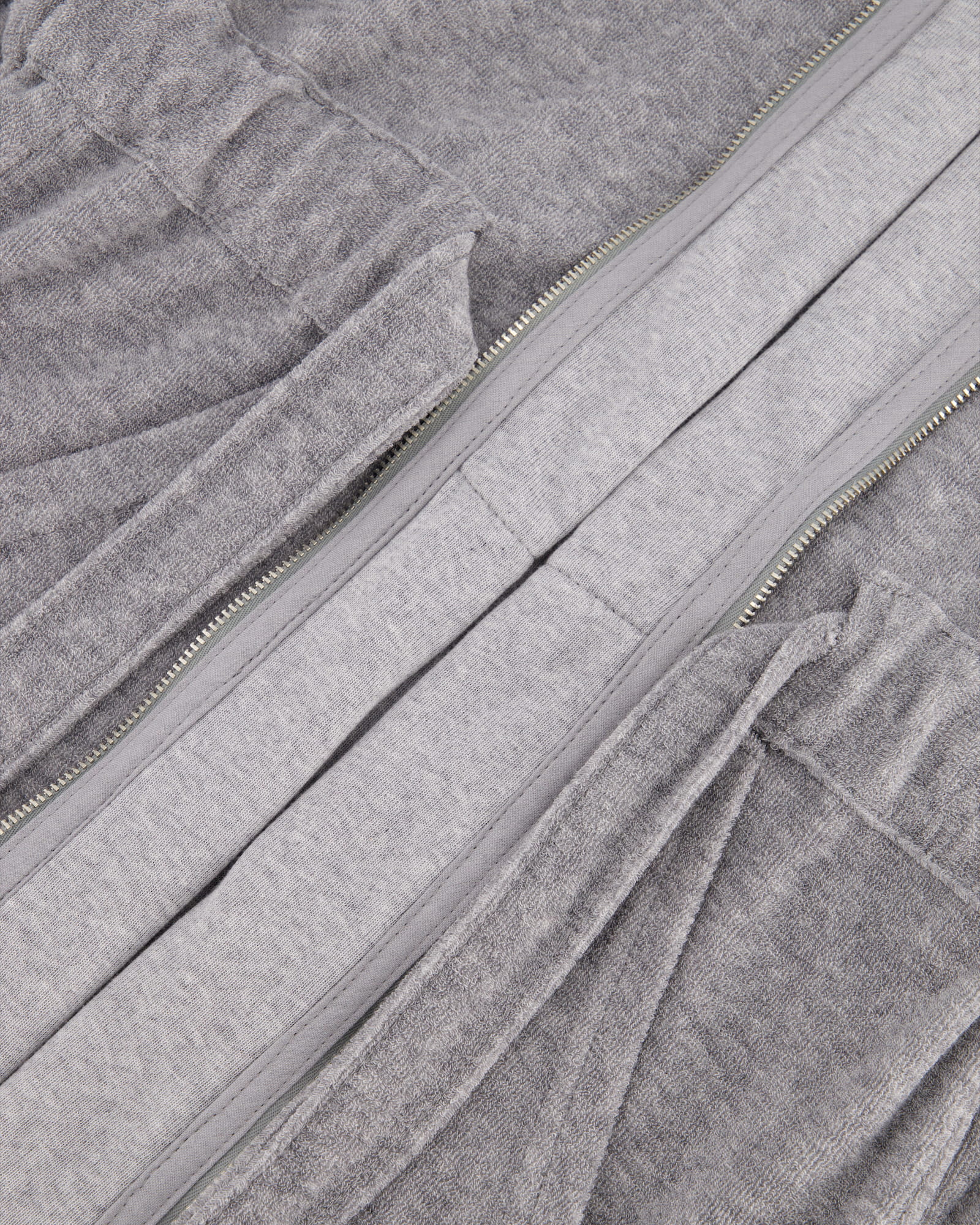 Vossen Bademäntel Damen Kurzmantel mit Kapuze Tampa melange - 7380