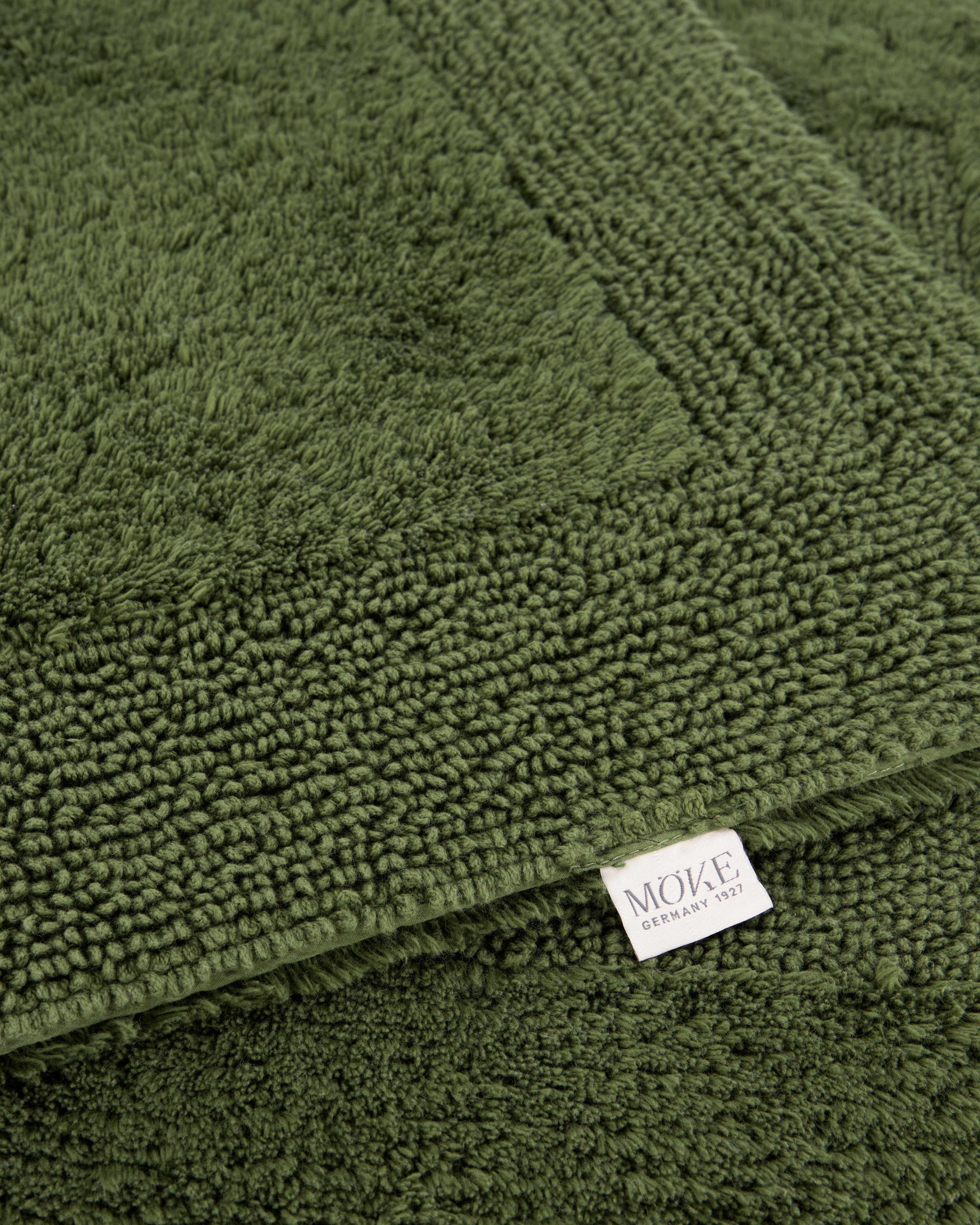 Möve Badteppiche Doubleface olive - 670 - 60x100 cm