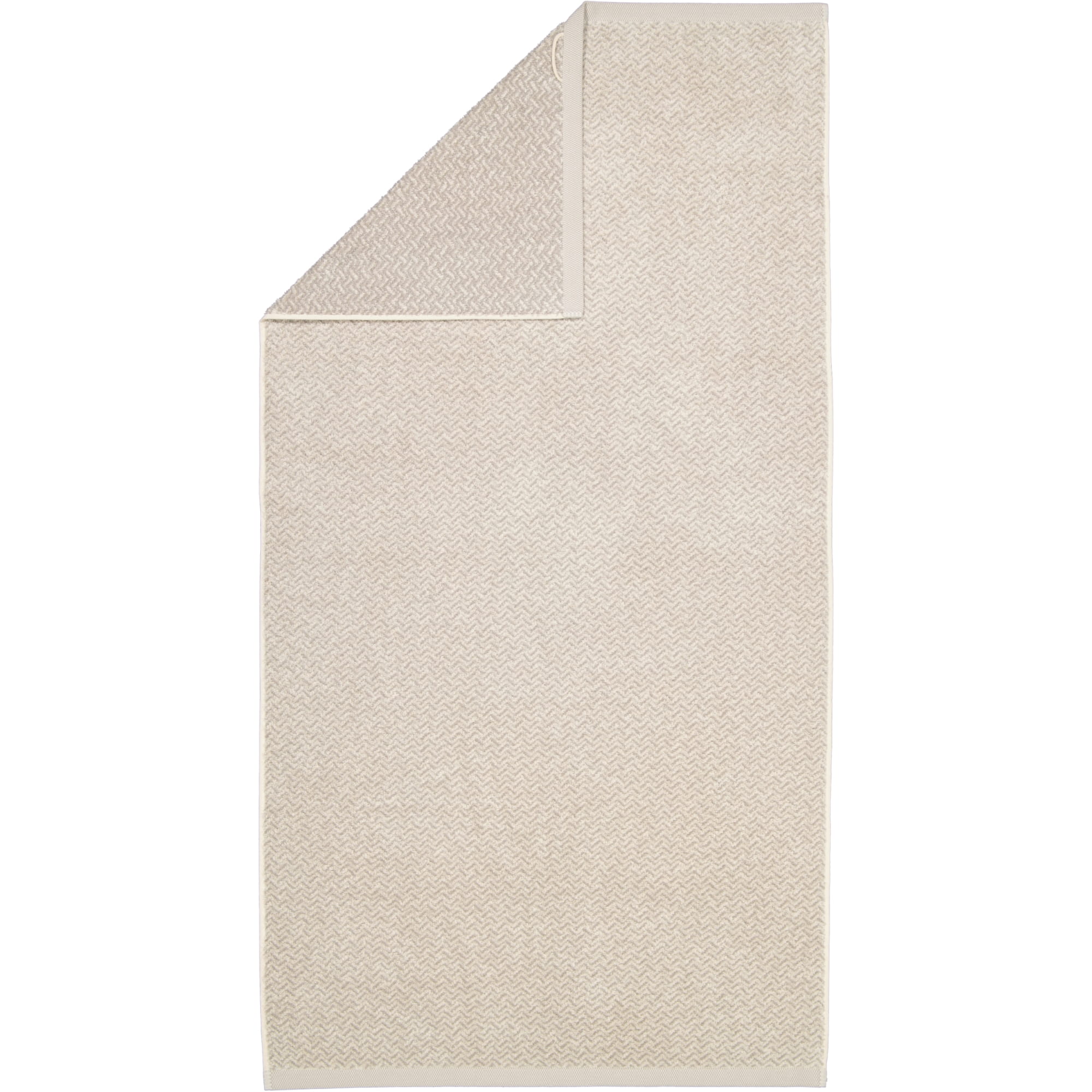 Möve - Brooklyn Fischgrat - Farbe:  nature/cashmere - 071 (1-0567/8970) - Duschtuch 80x150 cm