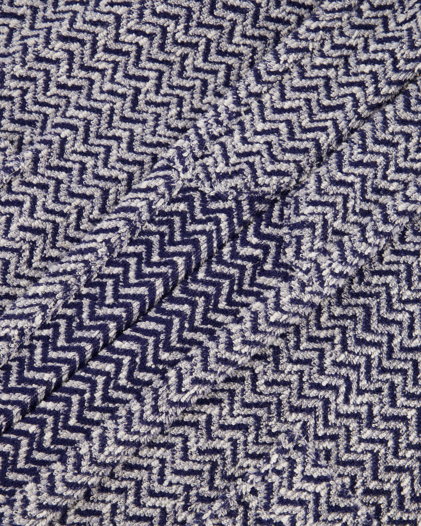 Möve unisex Kapuze Brooklyn Fischgrat nature/deep sea - 042 - XL