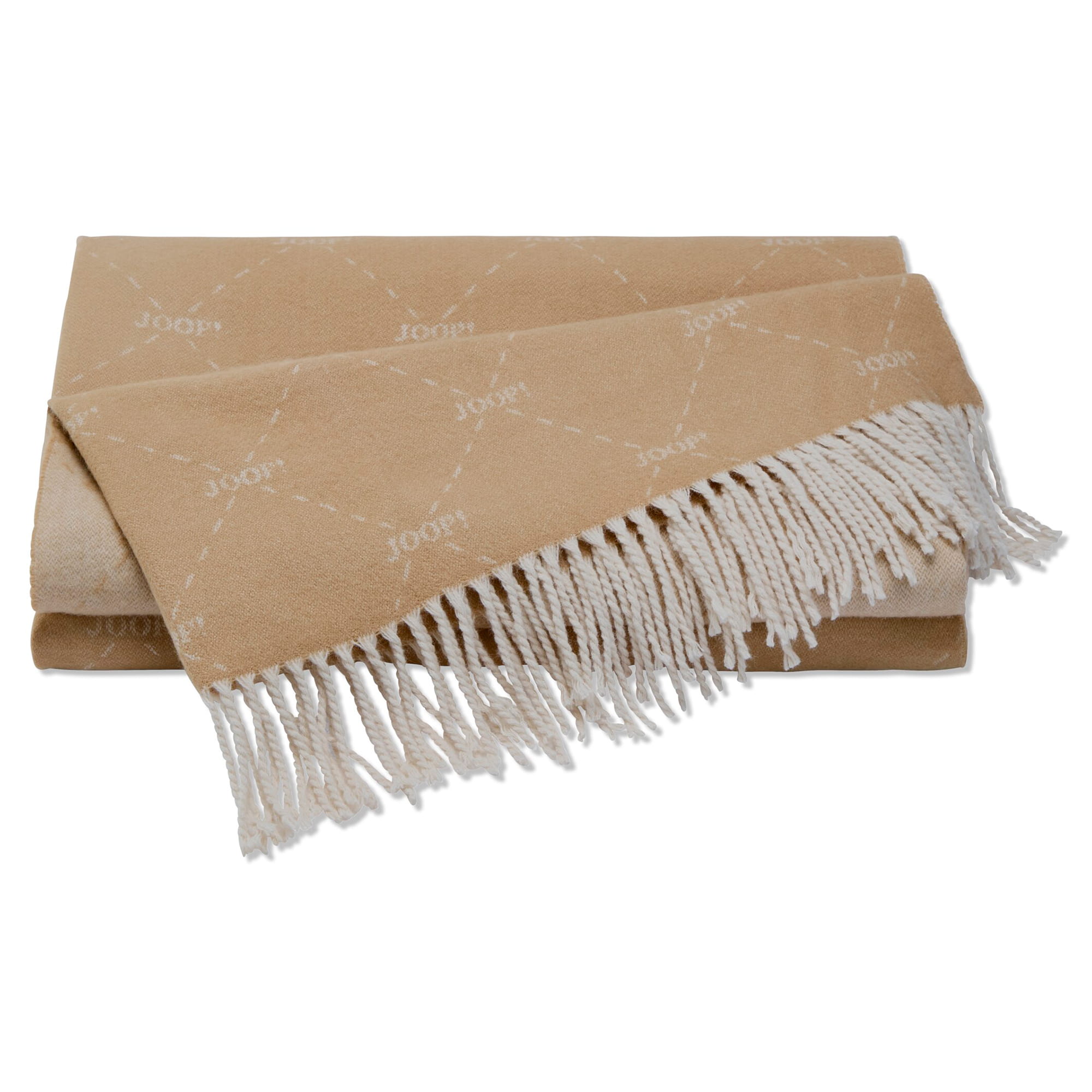 JOOP! Wohndecken Fine-Diamond Natur - 130x170 cm