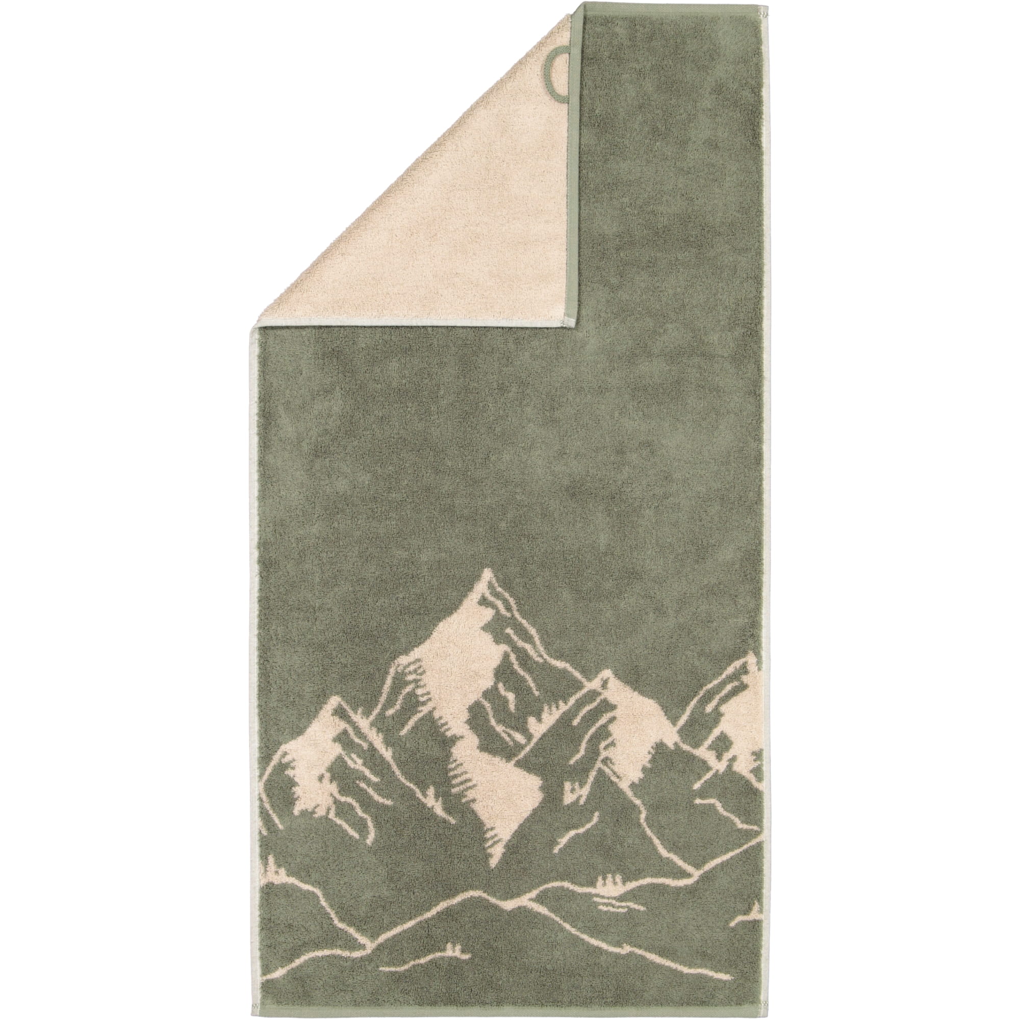 Cawö Handtücher Alpenchic Edition Berge 6269 zirbe - 43 - Handtuch 50x100 cm