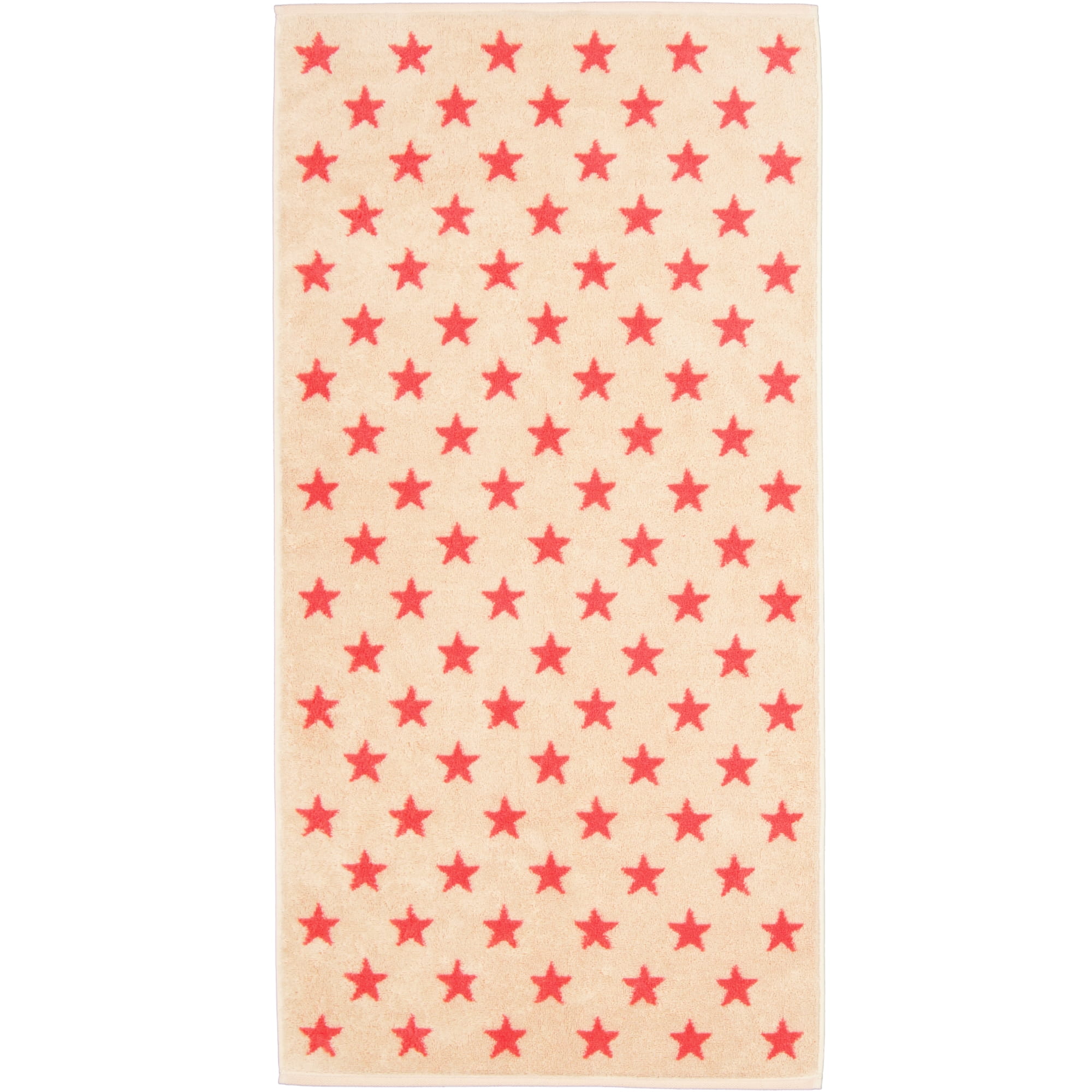 Cawö Handtücher NEW STARS Sterne klein 6261 beige/pink - 32 - Waschhandschuh 16x22 cm