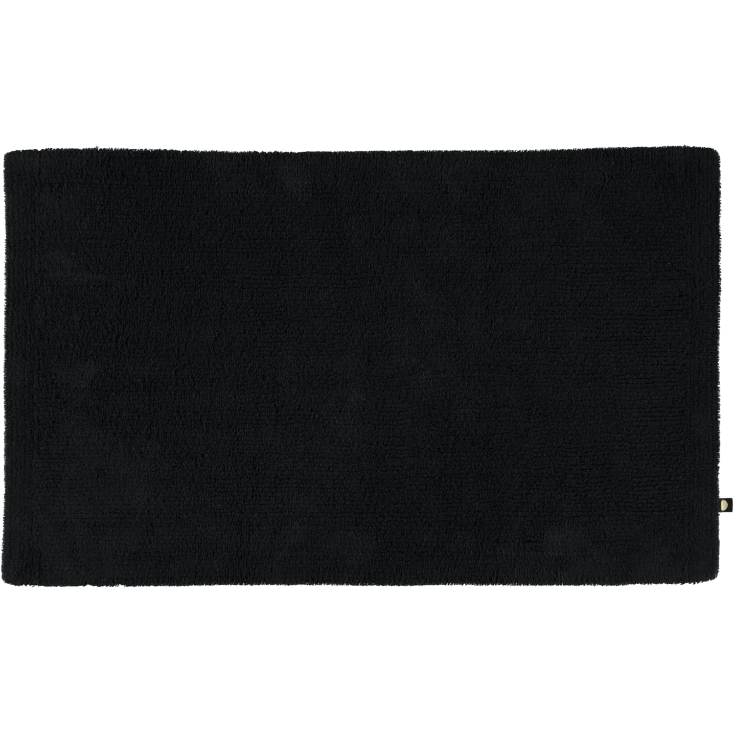 Rhomtuft - Badteppich Pur - Farbe: schwarz - 15 - 50x75 cm
