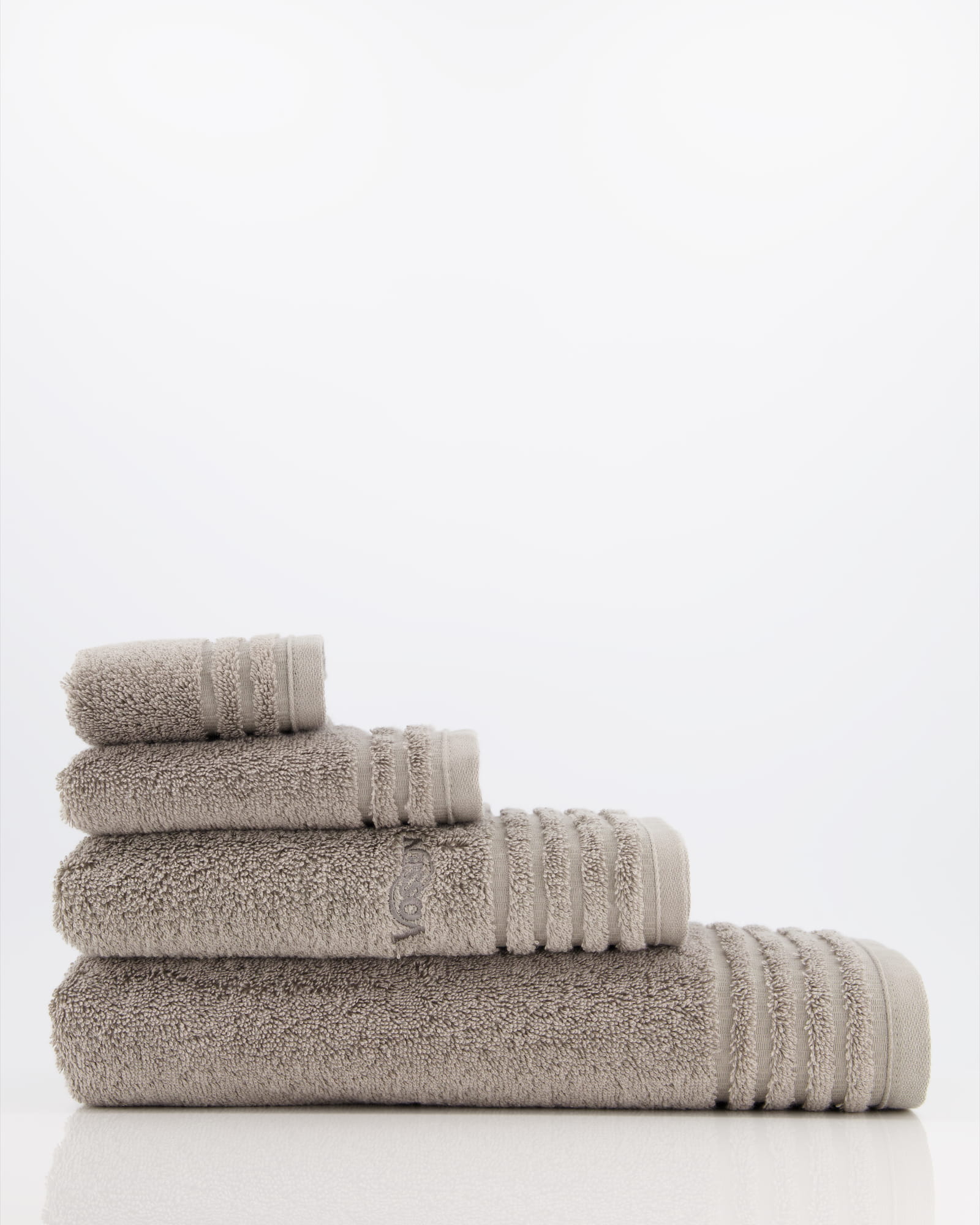 Vossen Handtücher Vienna Style Supersoft pepplestone - 7470 - Seiflappen 30x30 cm