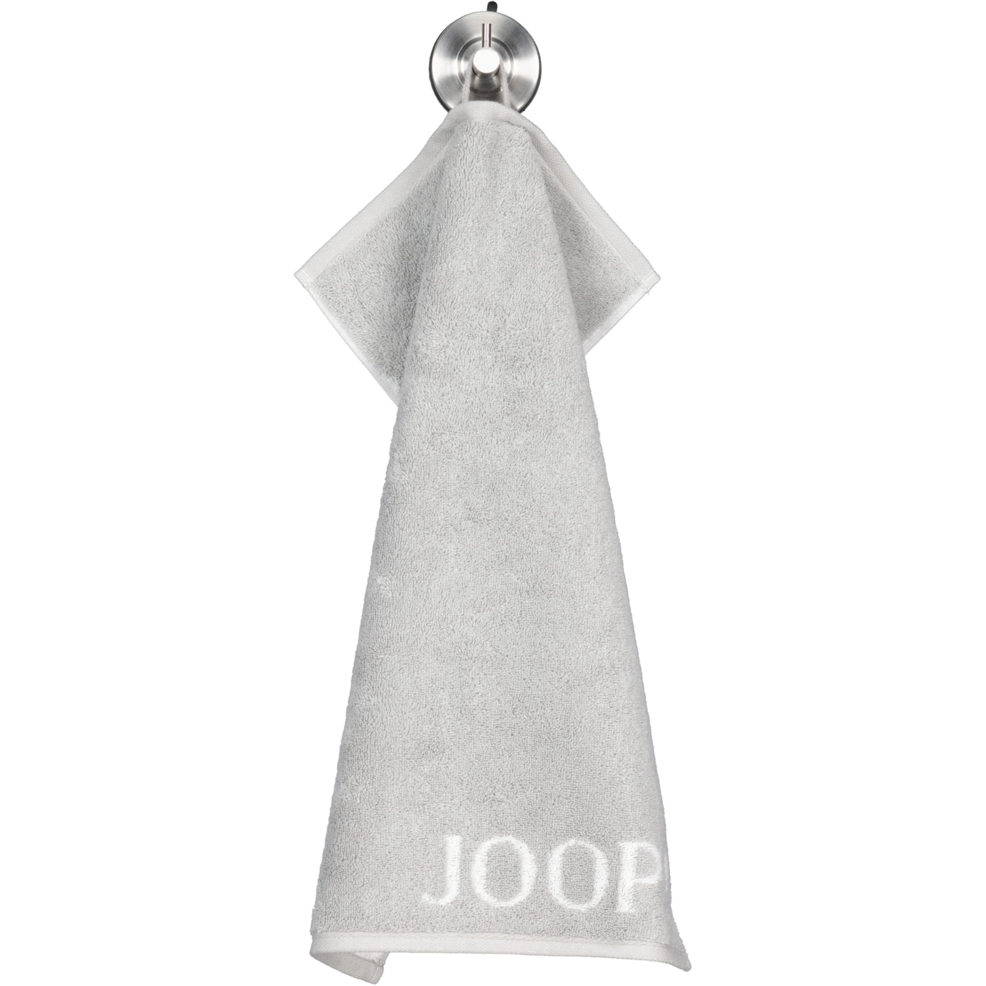 JOOP! Classic - Doubleface 1600 - Farbe: Silber - 76 - Gästetuch 30x50 cm