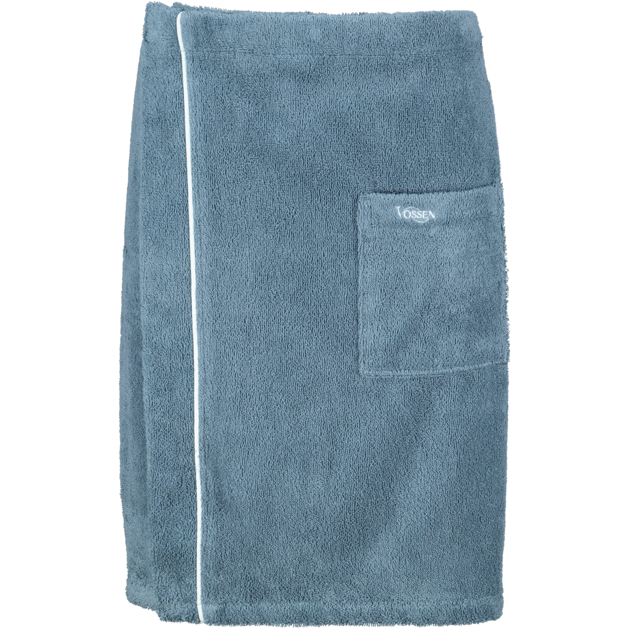Vossen Saunakilts Herren Lars cadet blue - 7510 - 60x160 cm