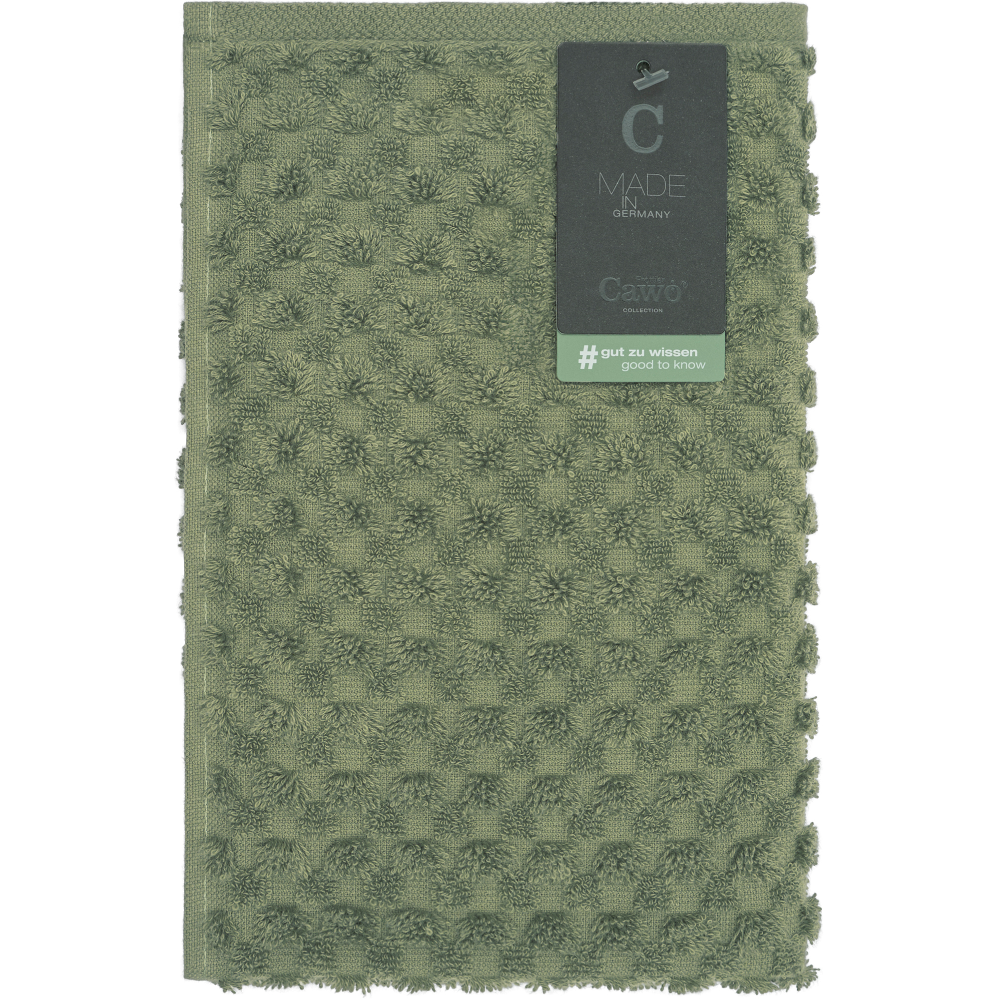 Cawö Küchenhandtücher Cuisine Pro Uni 520 oliv - 497 - 50x50 cm