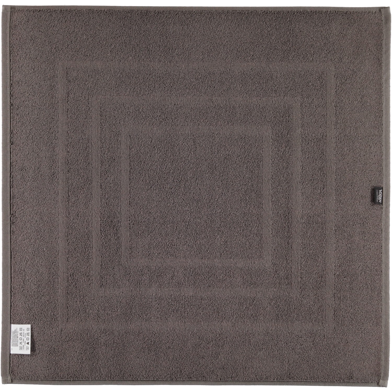 Vossen Badematten Feeling slate grey - 7420 - 60x60 cm