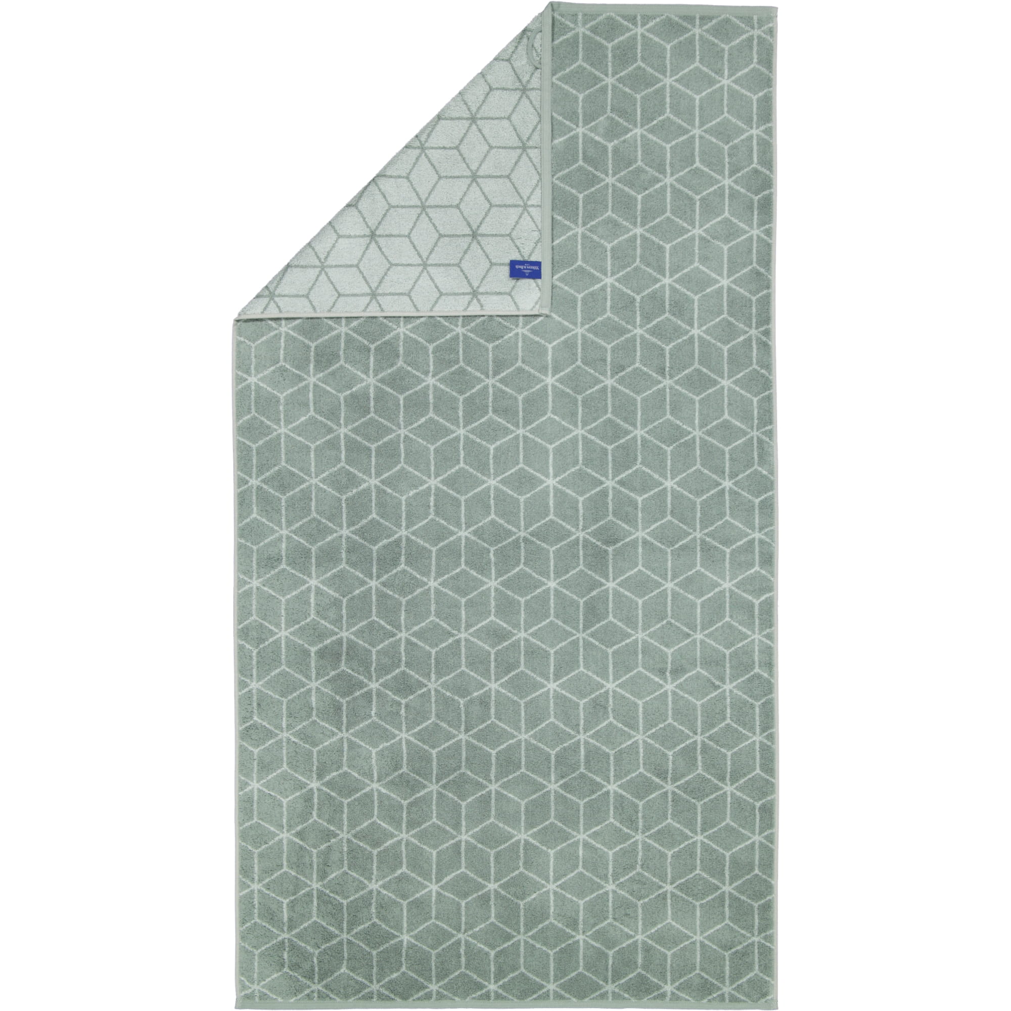Villeroy & Boch Handtücher Coordinates Carré 2557 sage green - 44 - Duschtuch 80x150 cm