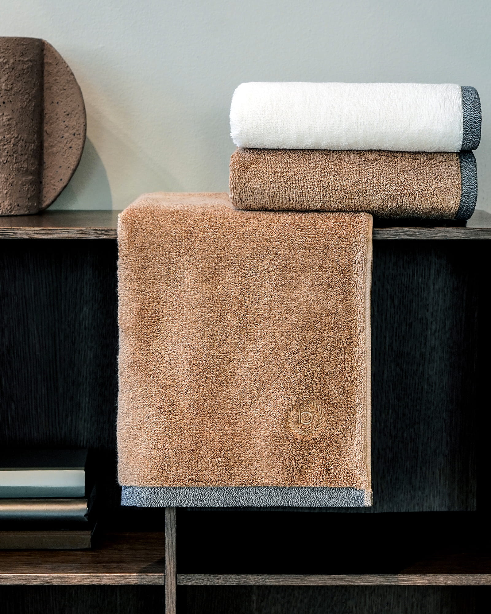 bugatti Handtücher Prato camel - 6300 - Badetuch 100x150 cm