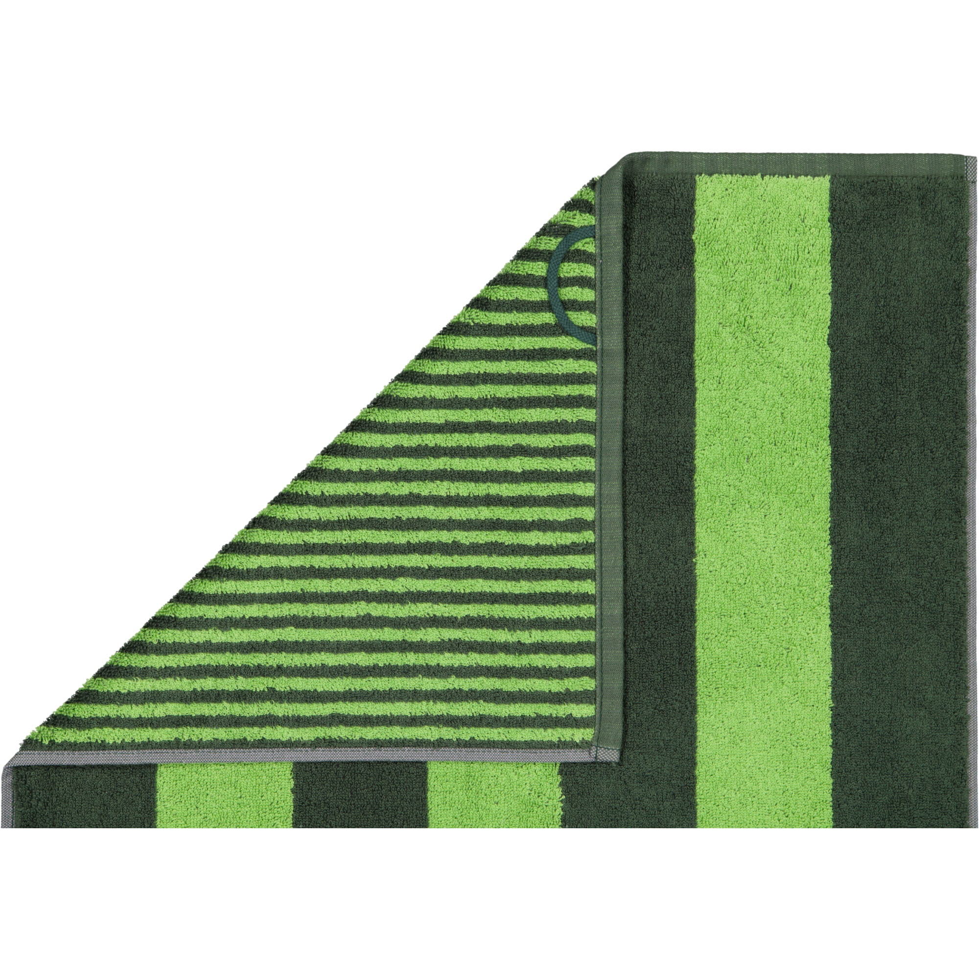 Möve Handtücher Superwuschel Blockstreifen cypress/peridot - 062 - Duschtuch 80x150 cm