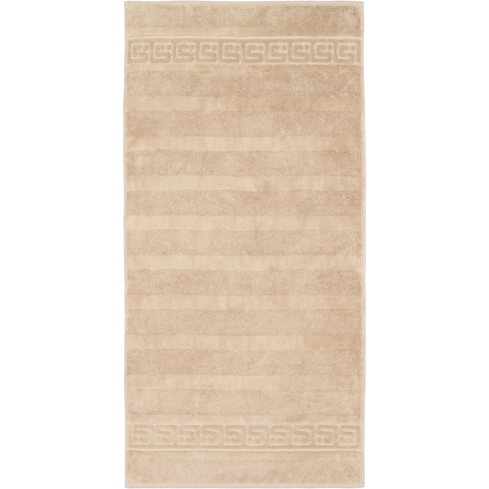 Cawö - Noblesse Uni 1001 - Farbe: 375 - sand - Seiflappen 30x30 cm