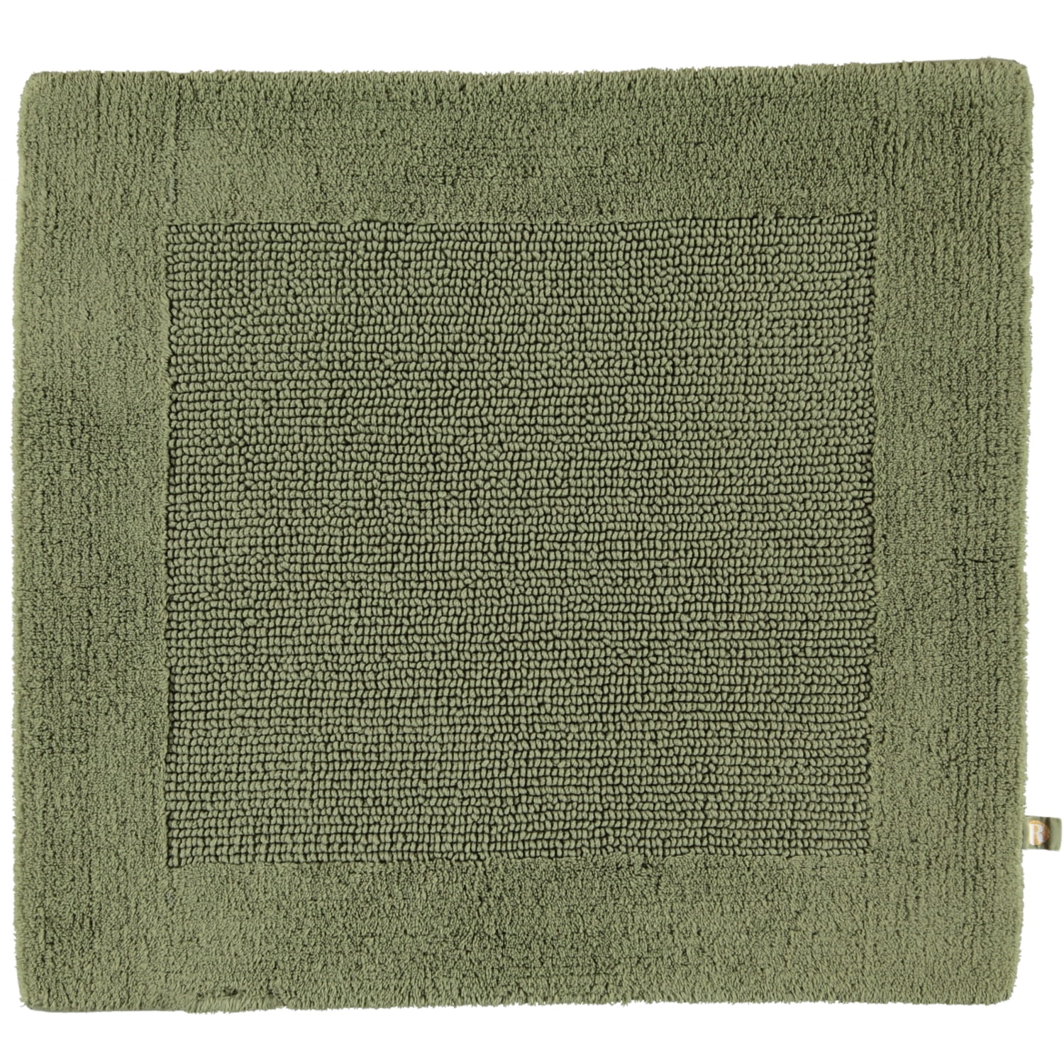 Rhomtuft - Badteppiche Prestige - Farbe: olive - 404 - 60x60 cm