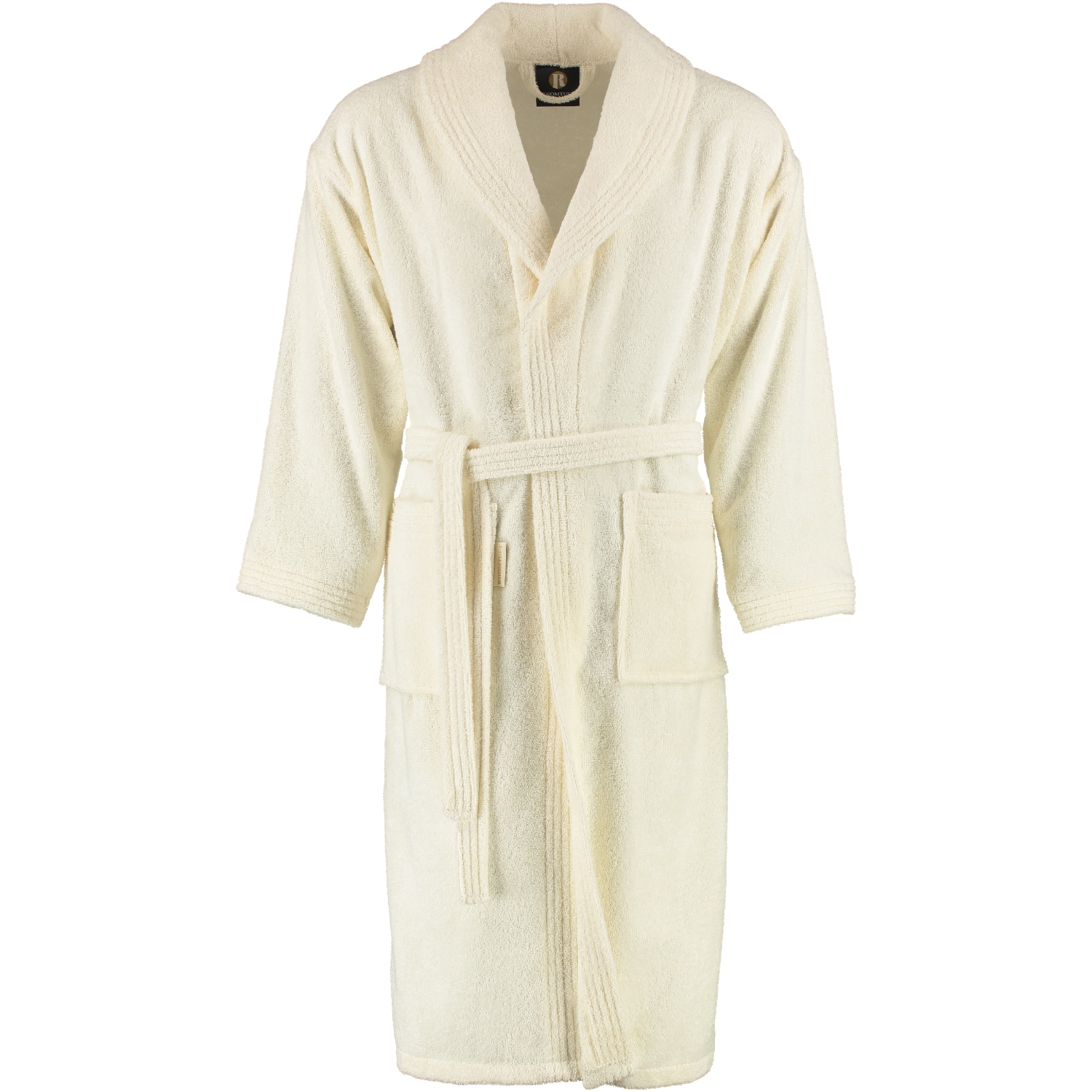 Rhomtuft - Bademantel Sir & Lady - Unisex - Farbe: natur-jasmin - 20