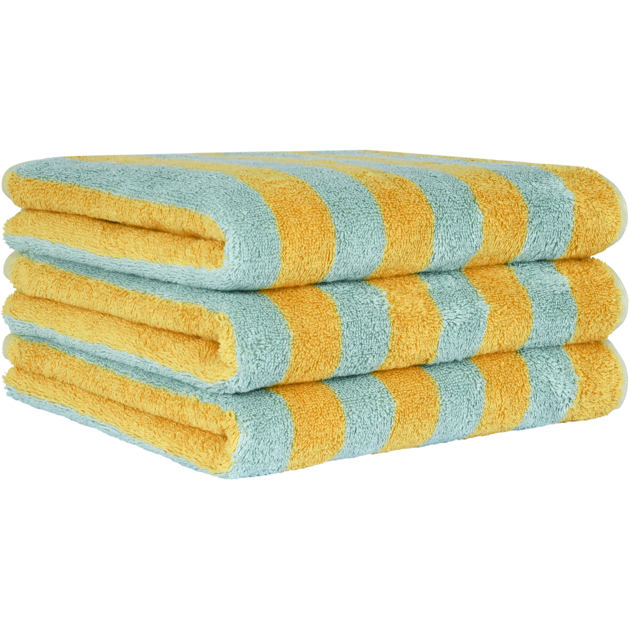 Cawö Handtücher Bold Streifen 6277 mint/gelb - 45 - Duschtuch 70x140 cm