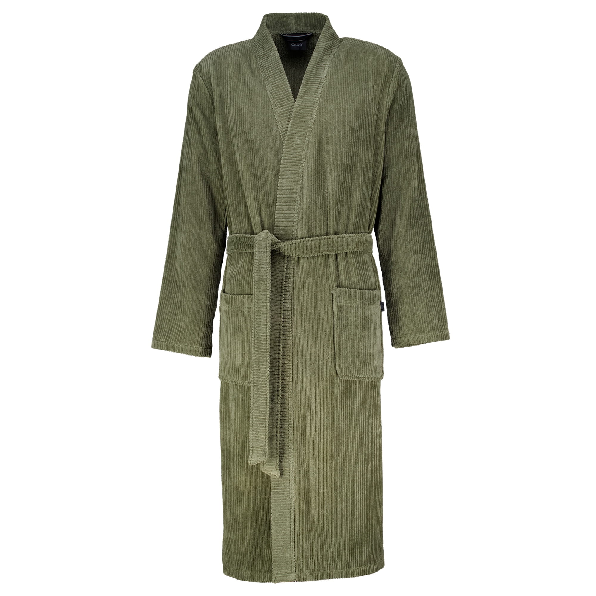 Cawö Bademäntel Herren Kimono Cord-Optik 6540 field - 453