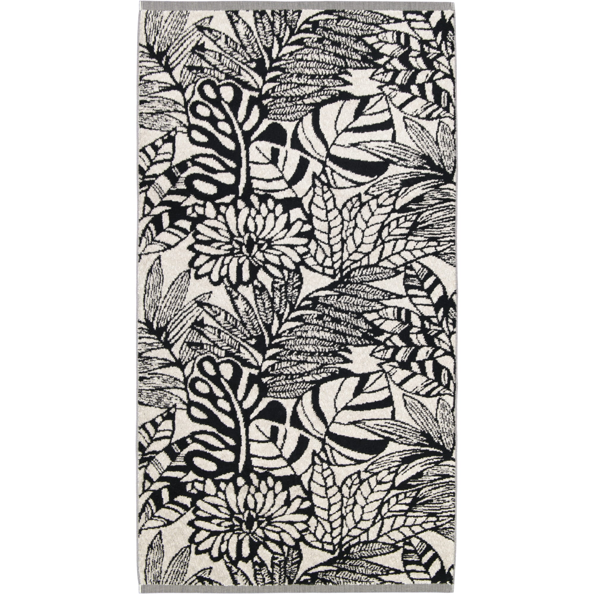 Möve Handtücher Brooklyn Botanic nature/black - 081 - Duschtuch 80x150 cm