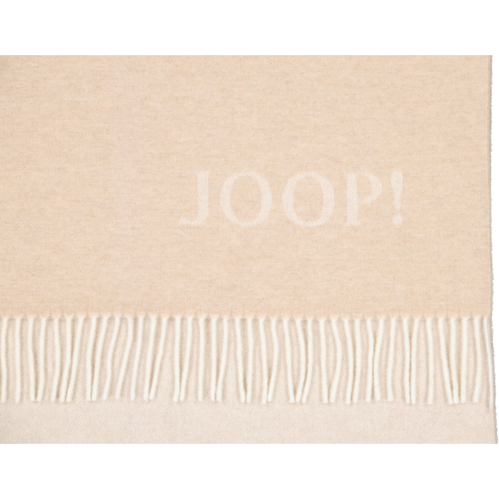 JOOP! Wohndecke Fine-Doubleface - Größe: 130x180 cm - Farbe: Creme-Natur