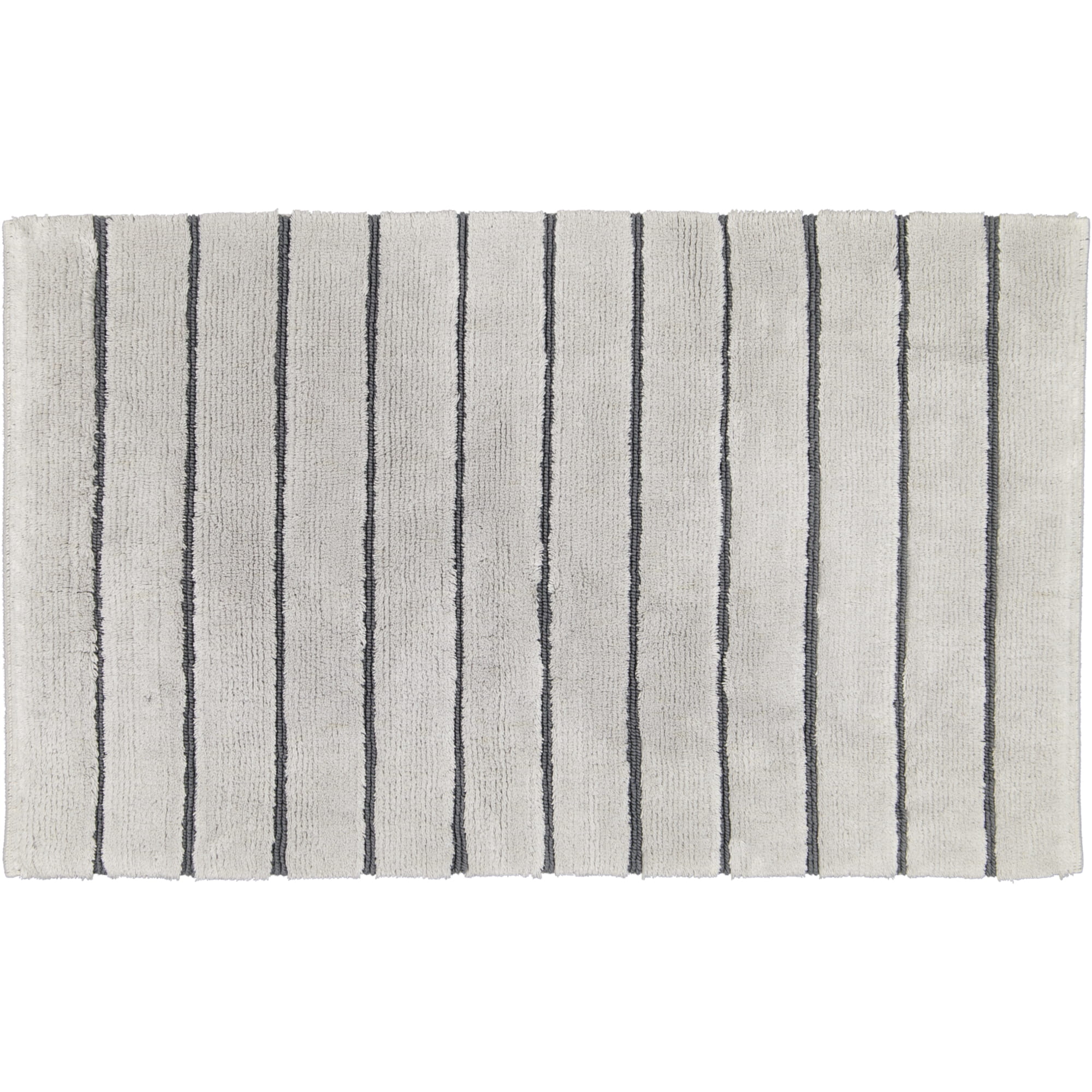 Cawö Home Badteppiche Balance Streifen 1008 platin - 77 - 60x100 cm